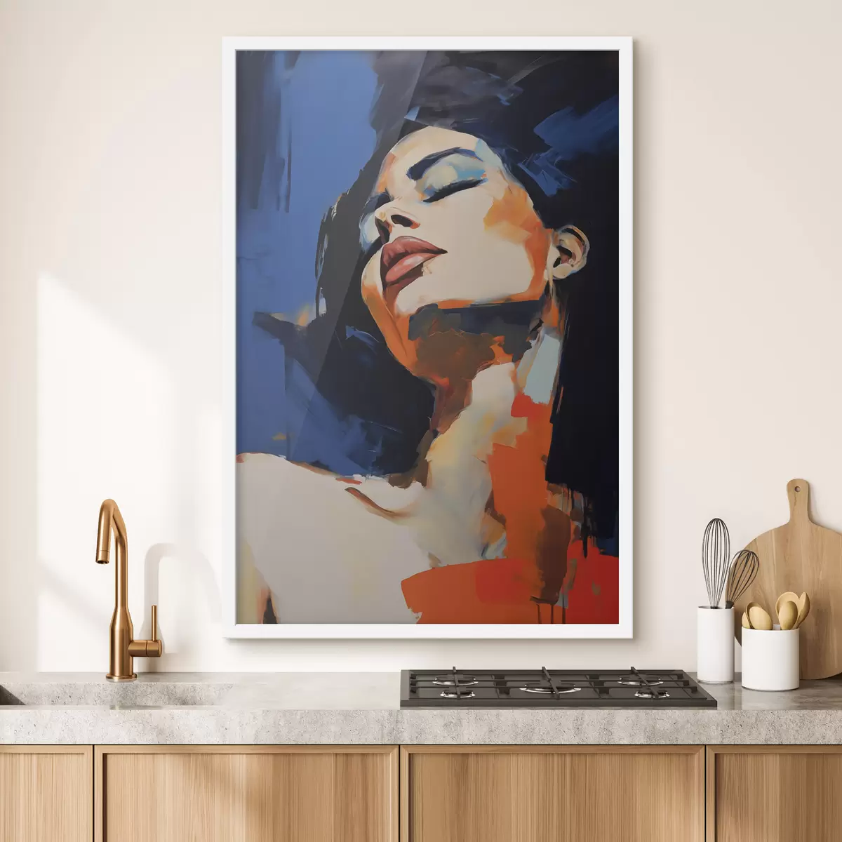 Poster Spící dívka, napodobenina obrazu f51139