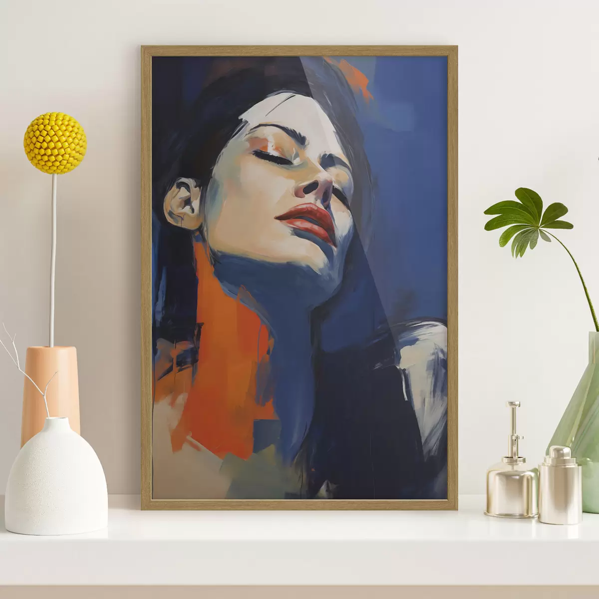 Poster Spící dívka, napodobenina obrazu f51140