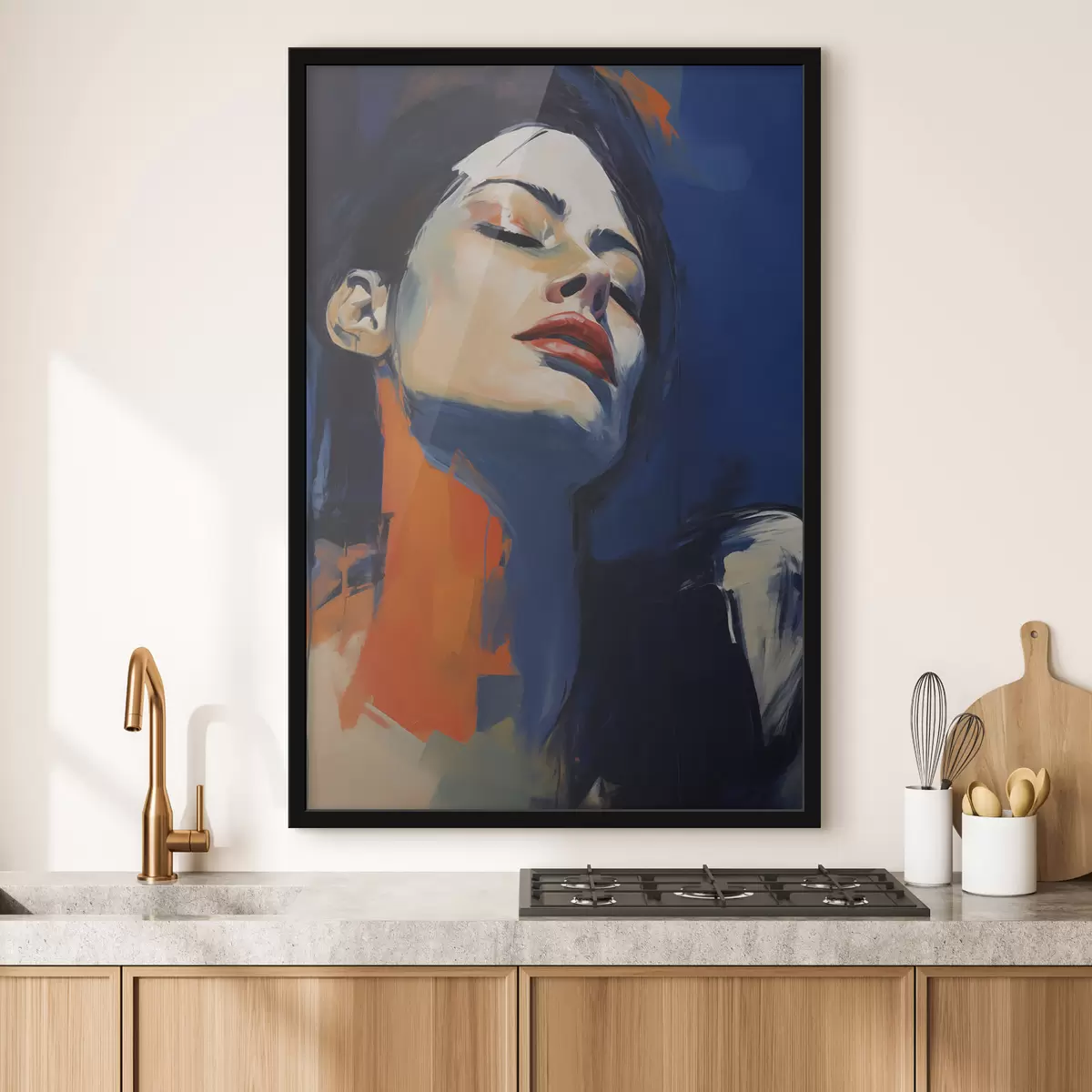 Poster Spící dívka, napodobenina obrazu f51140