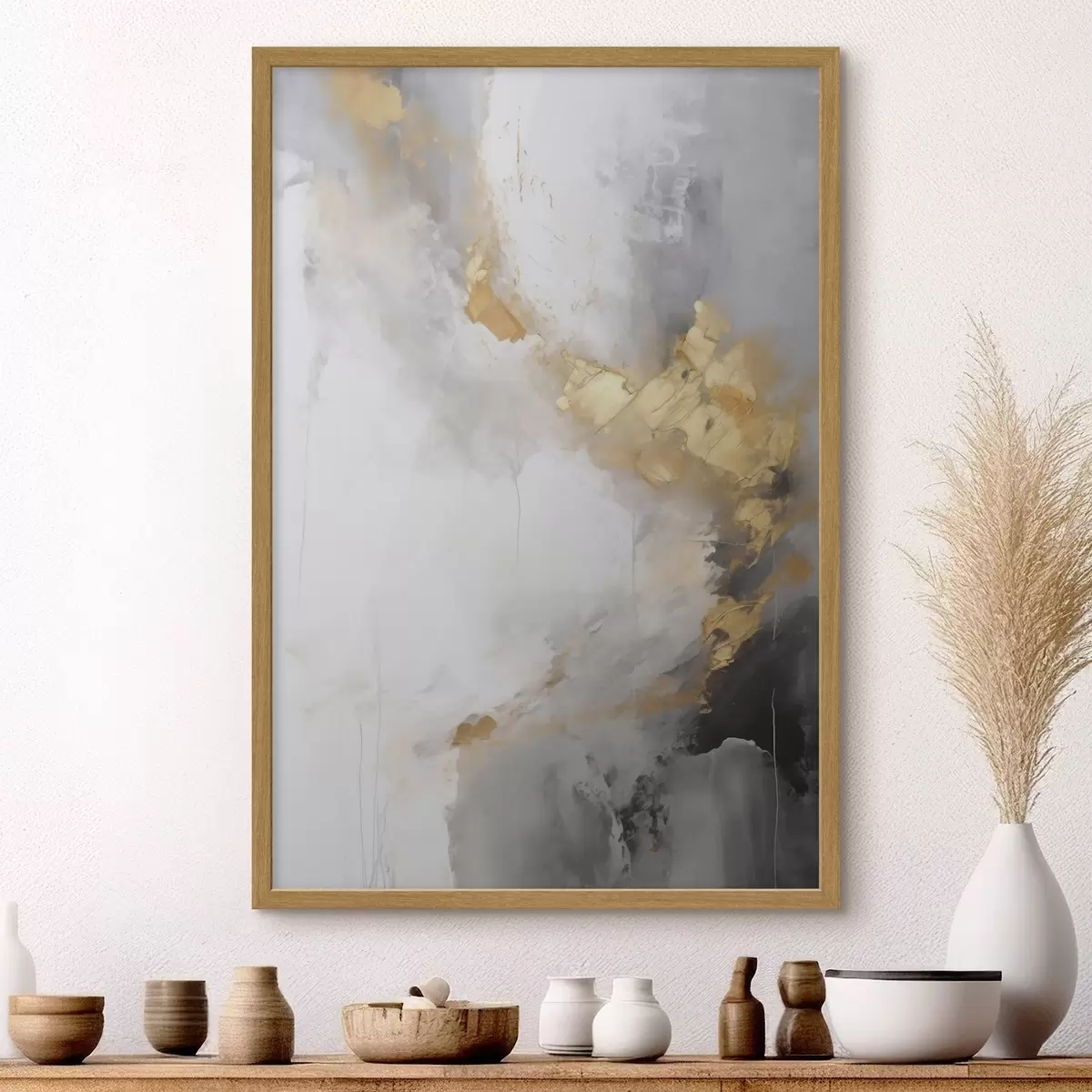 Poster Moderní abstrakce, napodobování malby f51142
