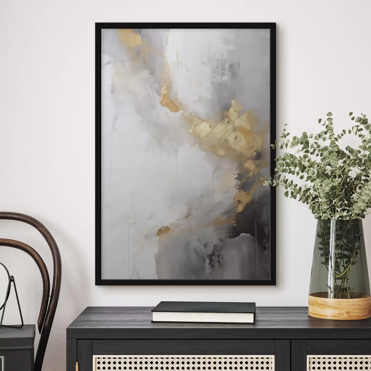 Poster Moderní abstrakce, napodobování malby f51142