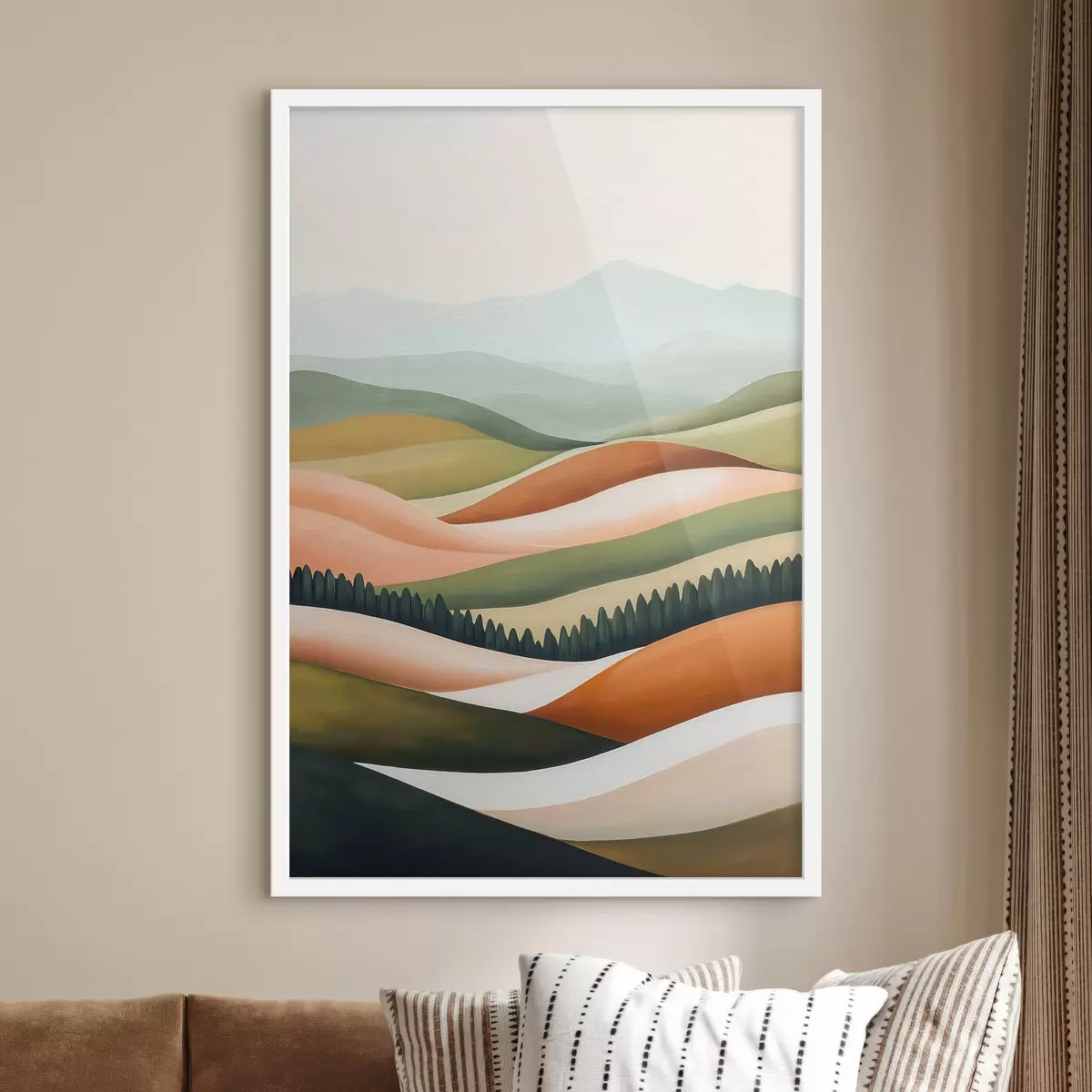 Poster Barevné kopce f51056