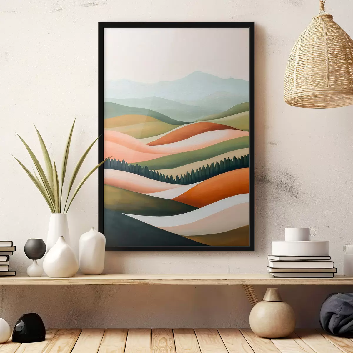 Poster Barevné kopce f51056