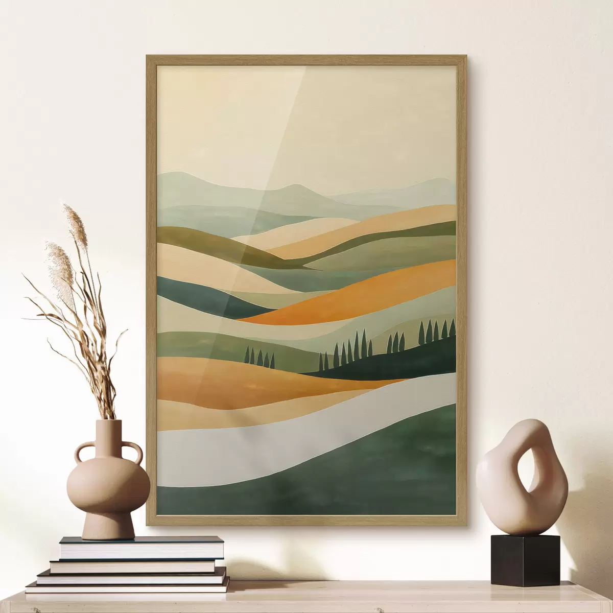 Poster Barevné kopce f51057