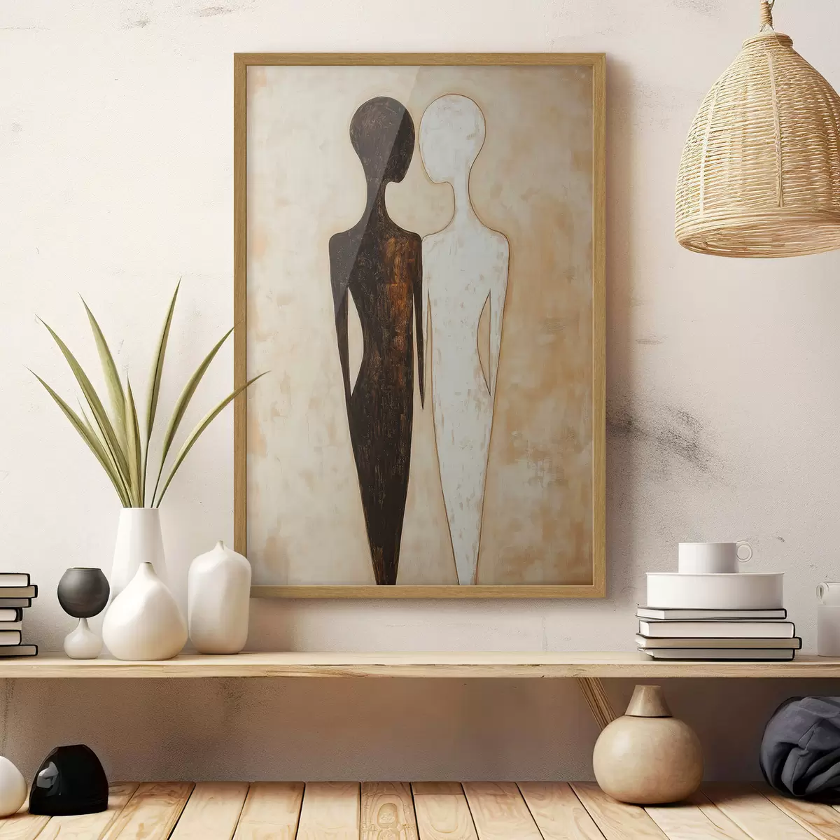 Poster Abstraktní siluety f51059