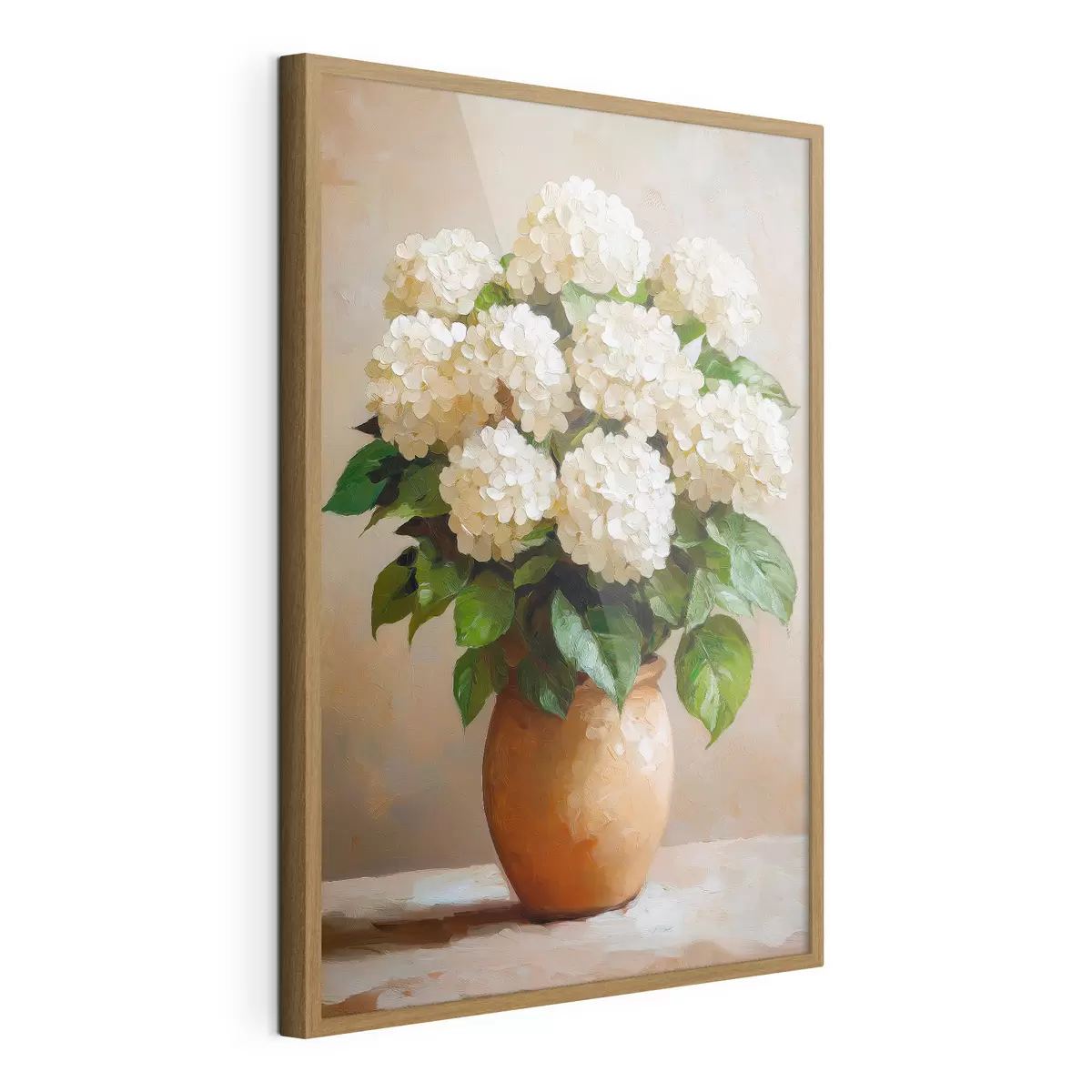 Poster Bílé hortenzie f51062