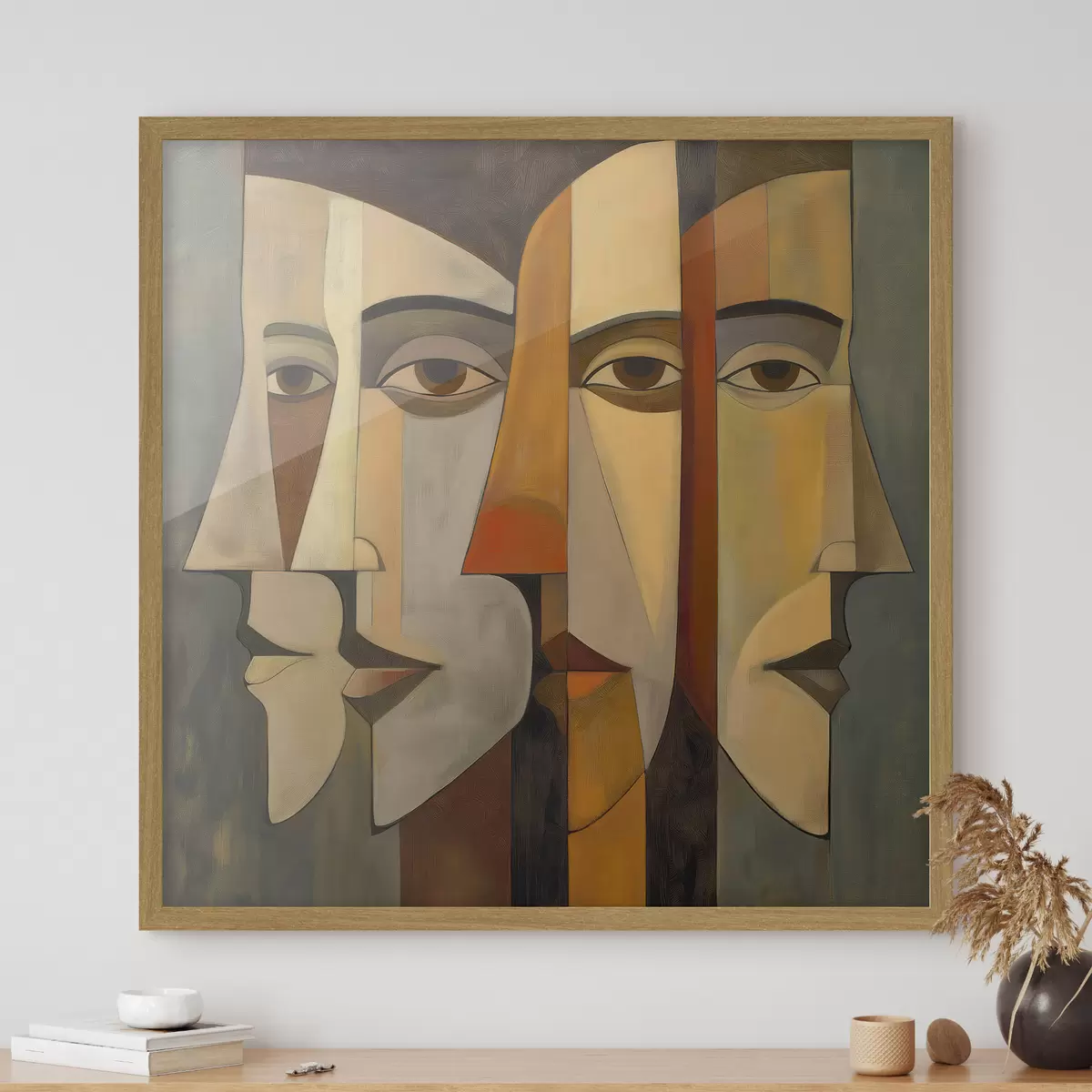 Poster Abstraktní tváře f51067
