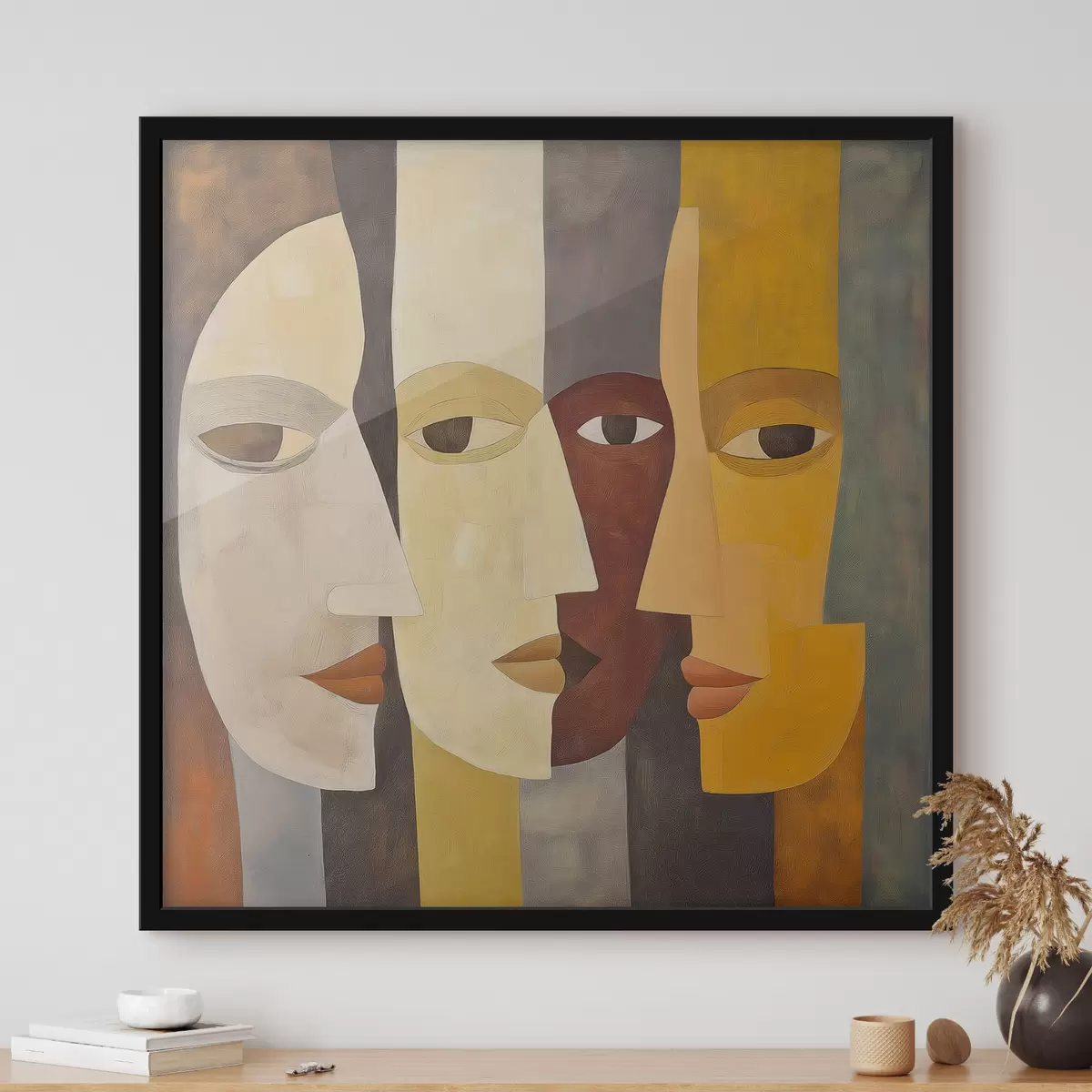 Poster Abstraktní tváře f51068
