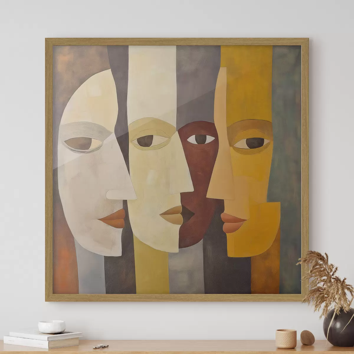 Poster Abstraktní tváře f51068