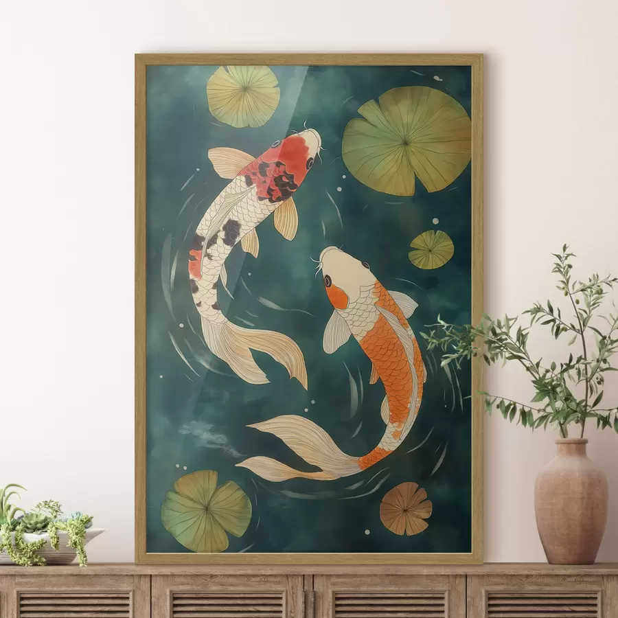 Fototapet Východní koi f51076