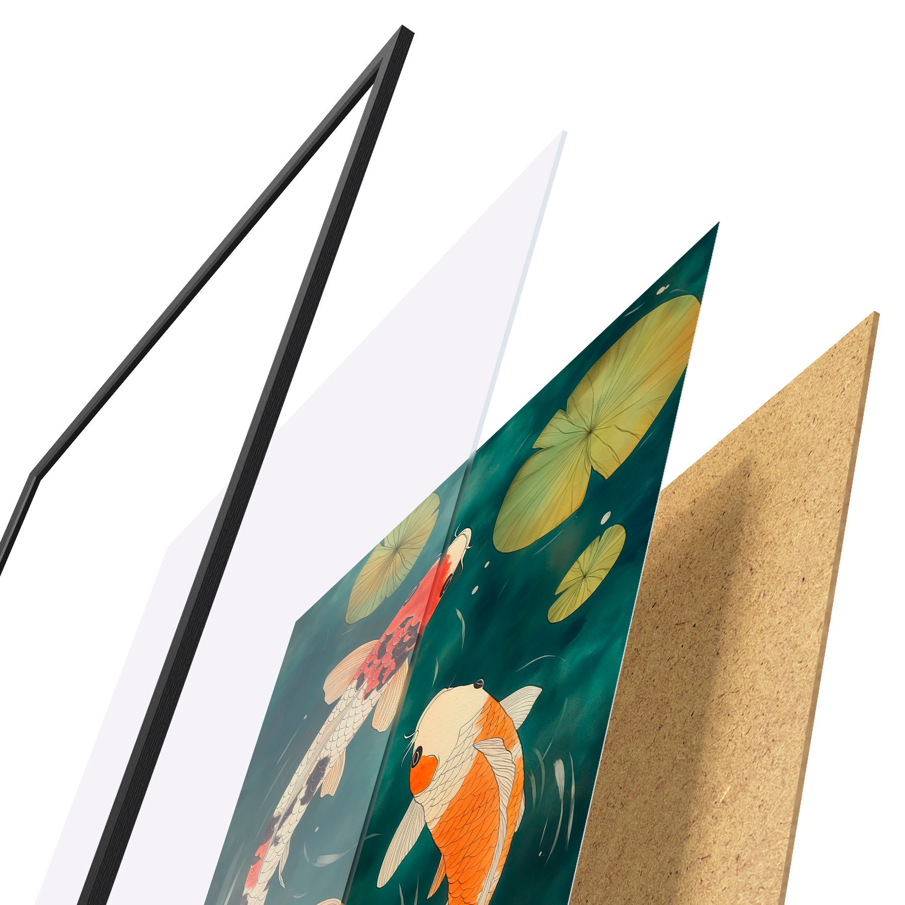 Poster Východní koi f51076