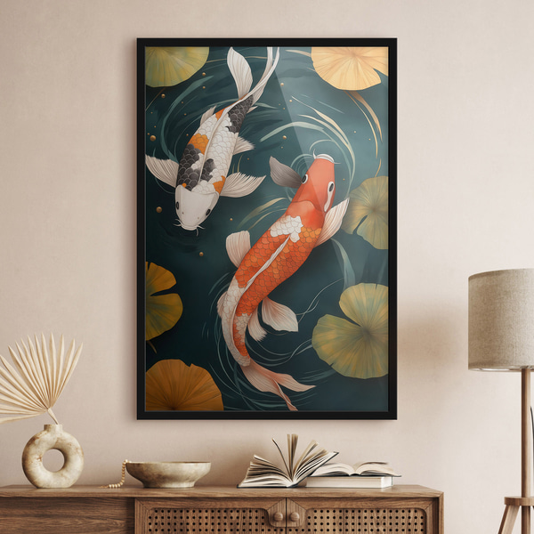 Plakát Východní koi, Postery hmyz a zvířata, f51077bk : Uwalls