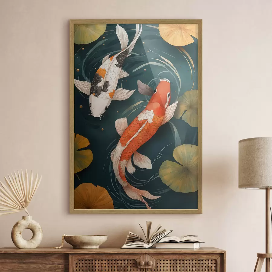 Fototapet Východní koi f51077