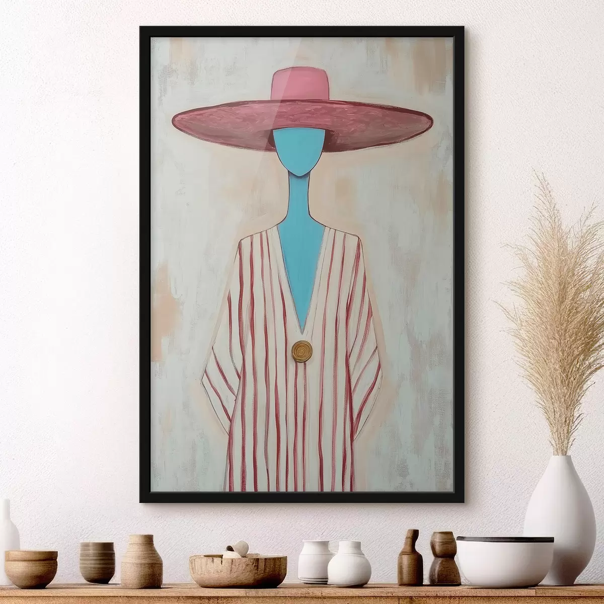 Poster Obraz znázorňující abstraktní ženskou postavu f51152