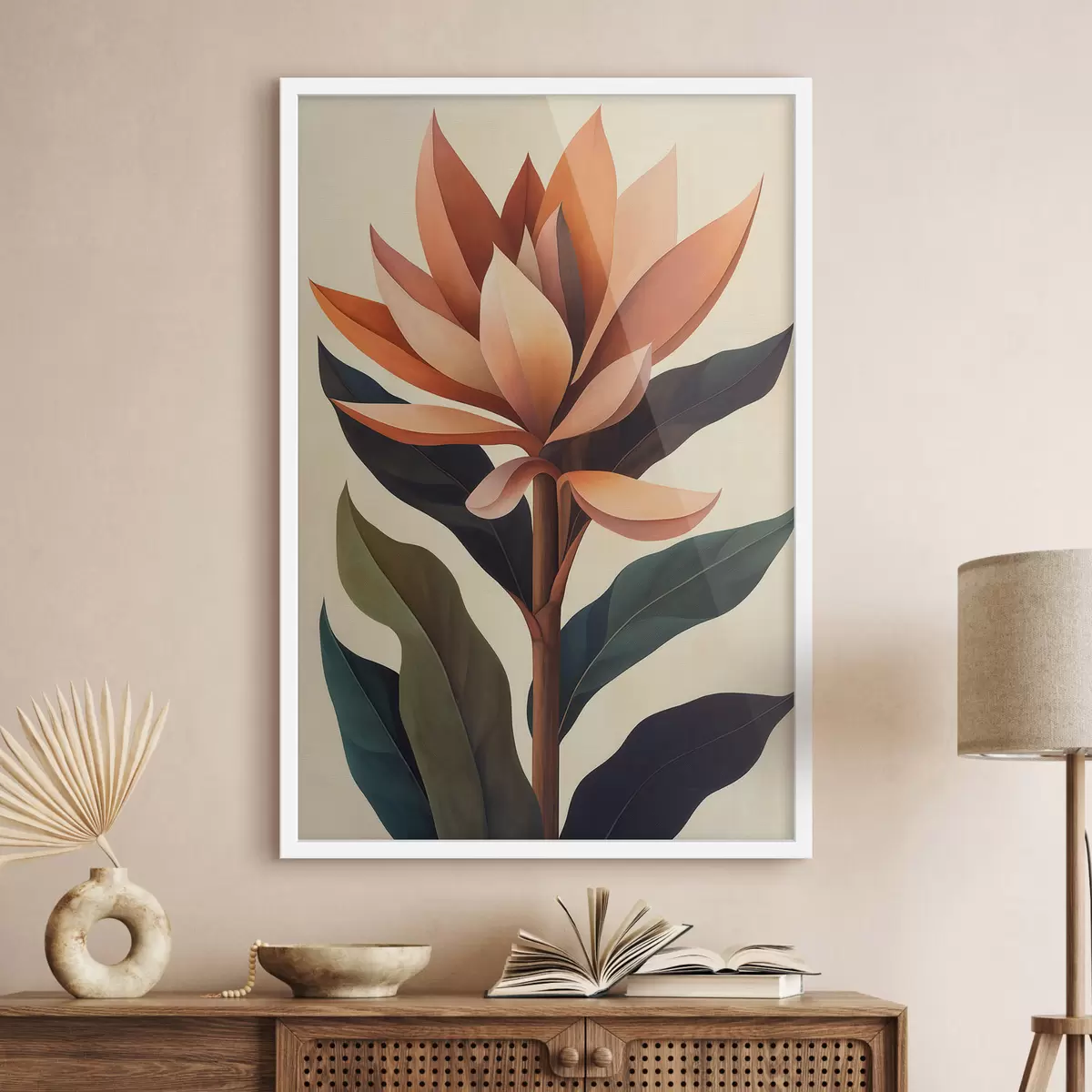Poster Abstraktní květina f51155