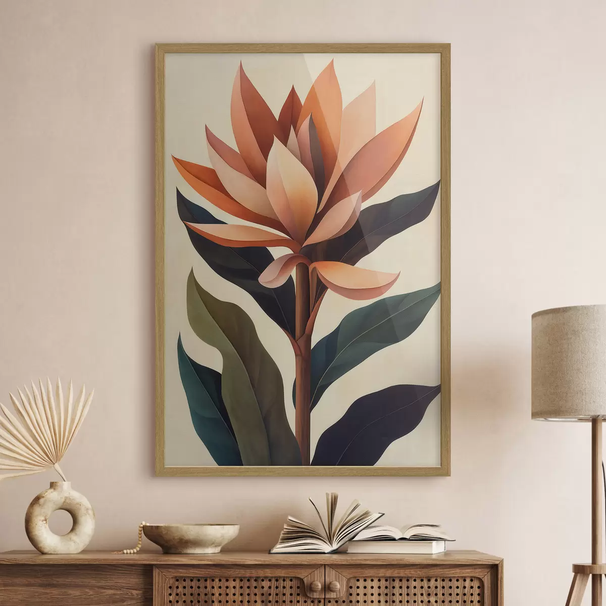 Poster Abstraktní květina f51155