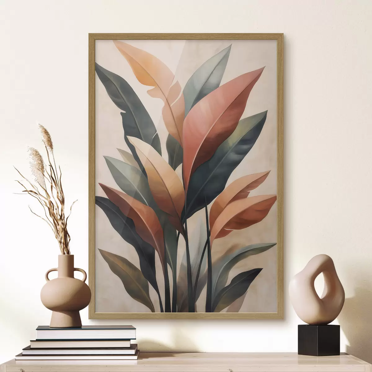 Poster Abstraktní listy f51156