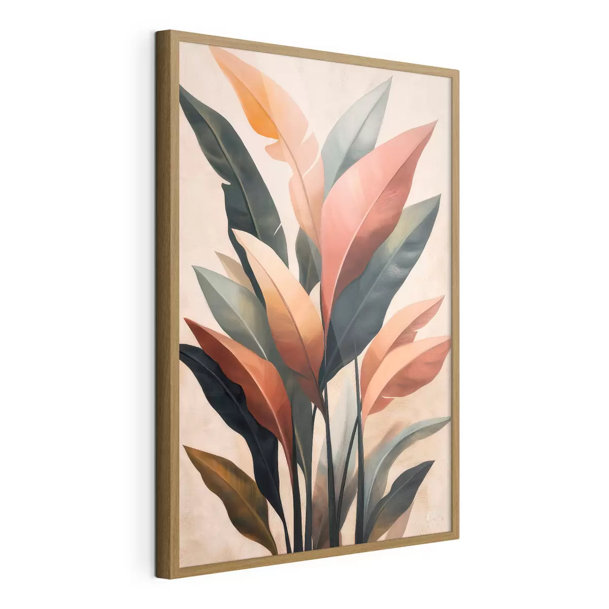 Poster Abstraktní listy f51156