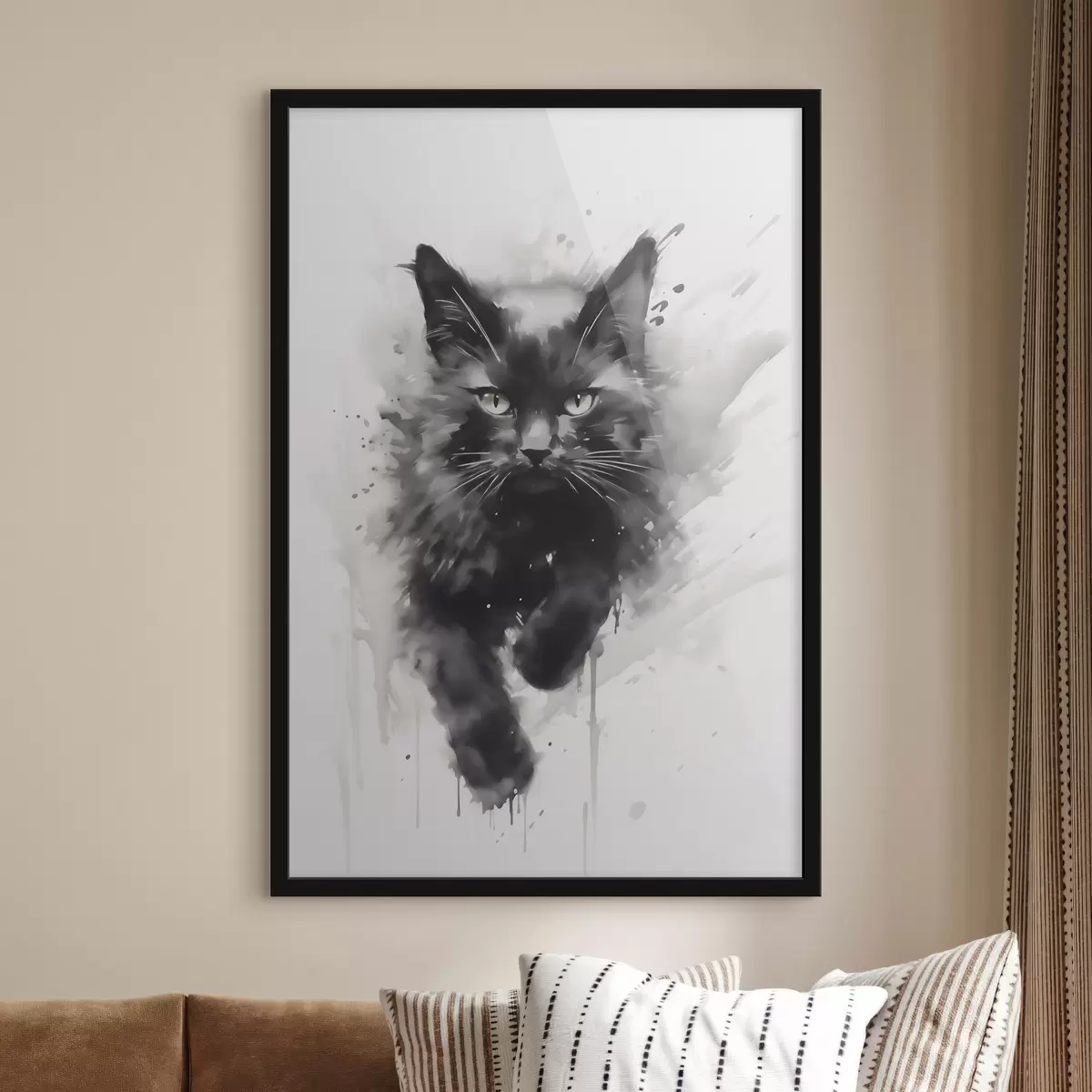 Poster Kočka, napodobenina obrazu f51168