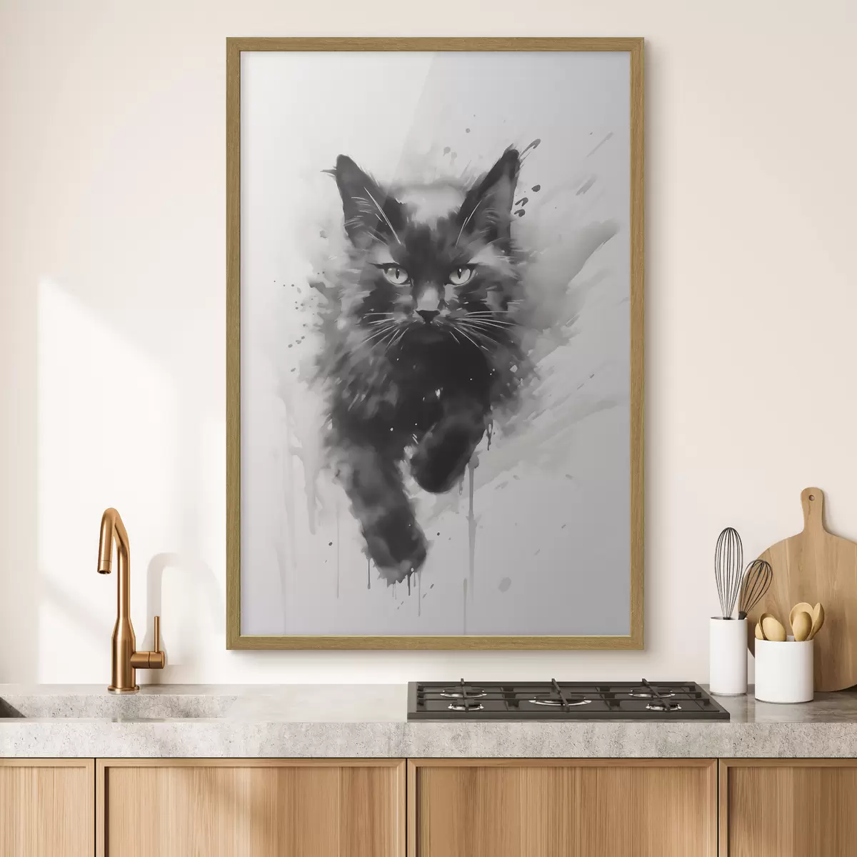 Poster Kočka, napodobenina obrazu f51168