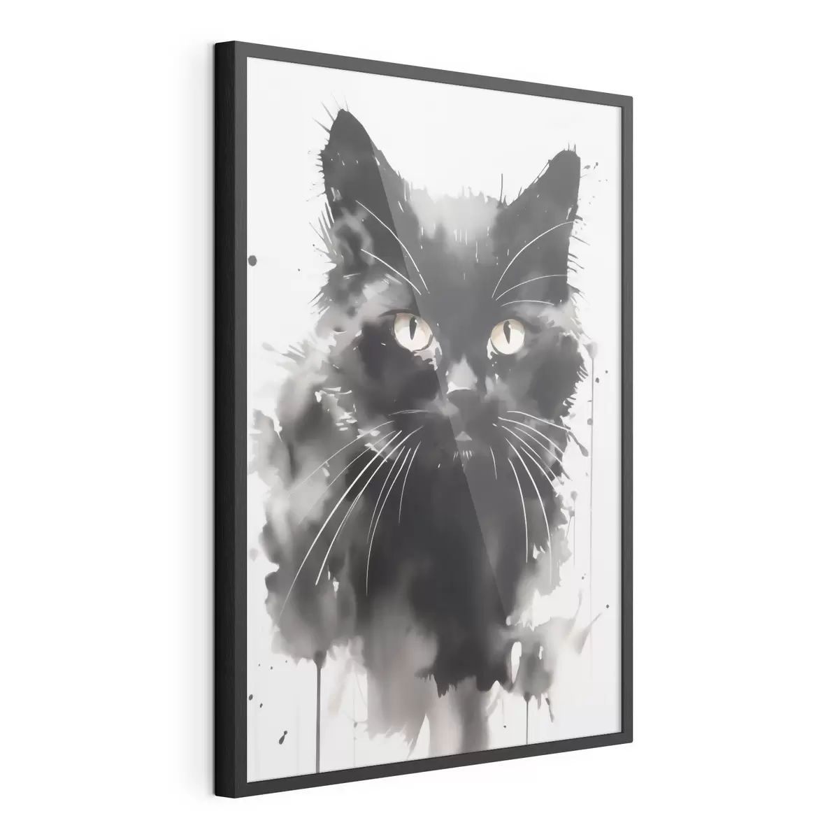 Poster Portrét kočky, napodobenina malby f51169