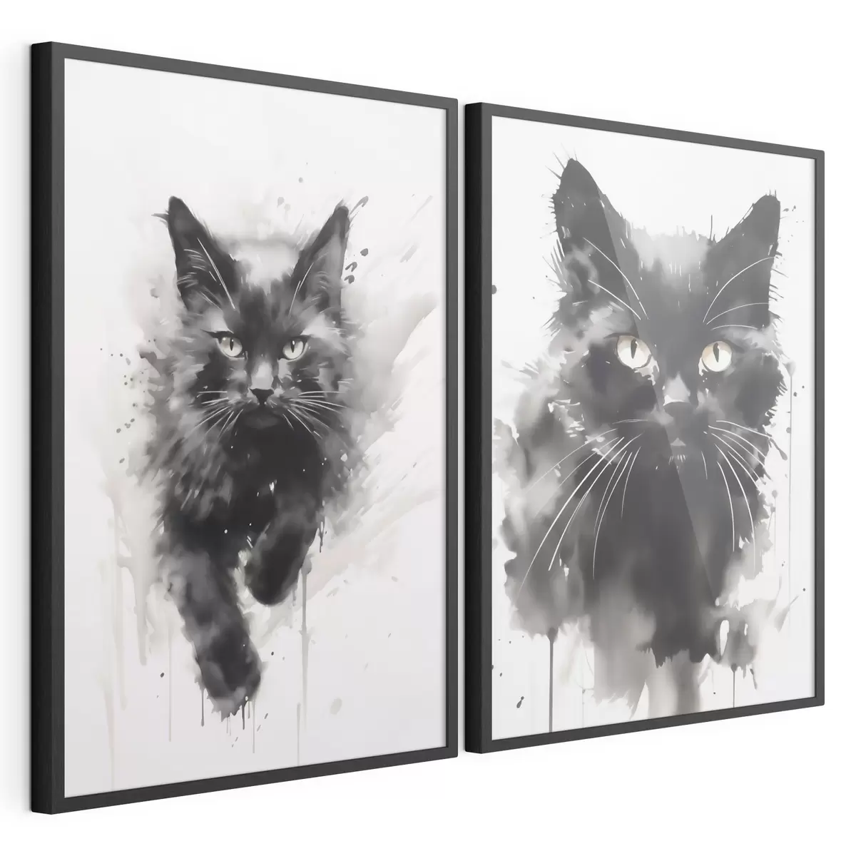 Poster Kočka, napodobenina obrazu d31110
