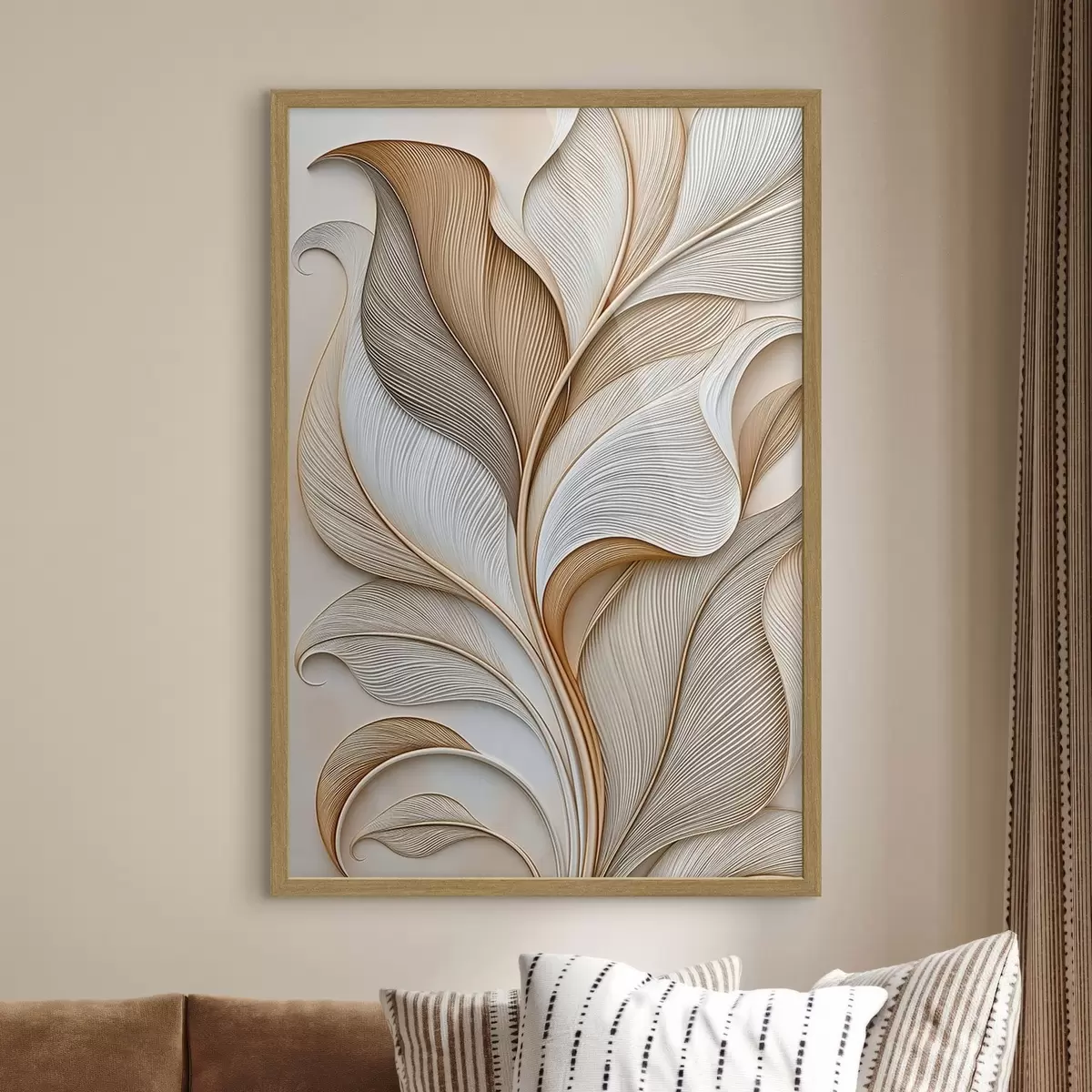 Poster Abstraktní listy f51176