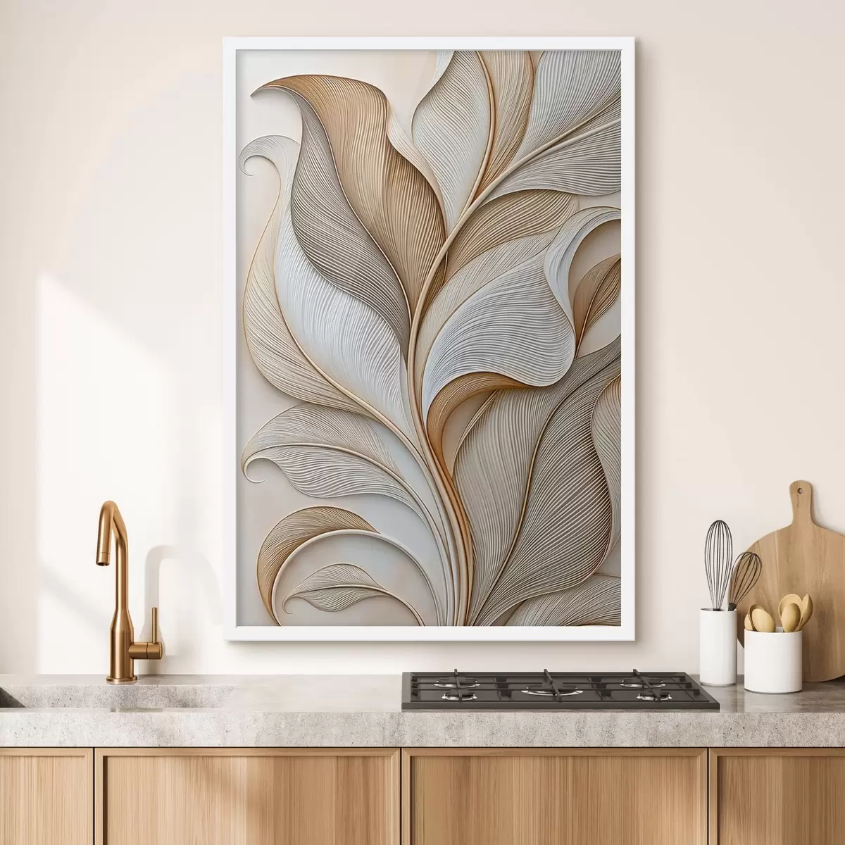 Poster Abstraktní listy f51176