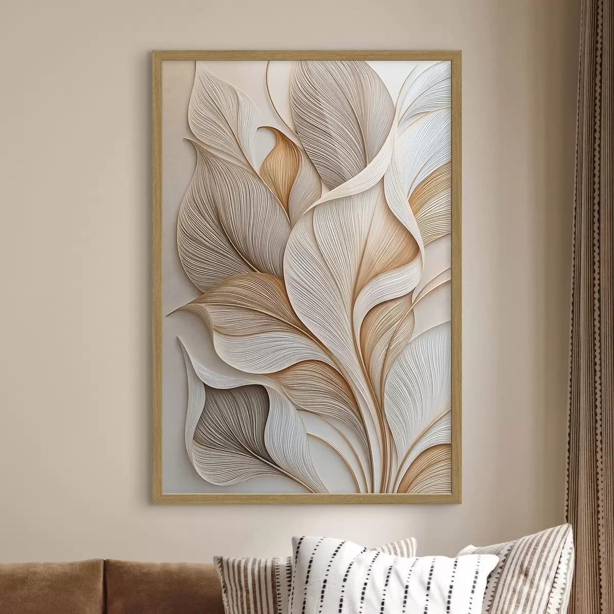Poster Abstraktní listy f51177