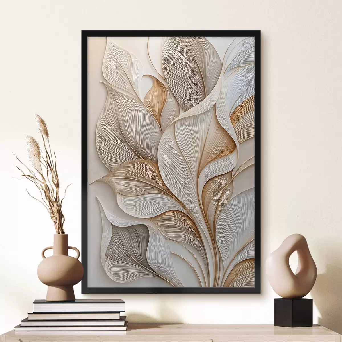 Poster Abstraktní listy f51177