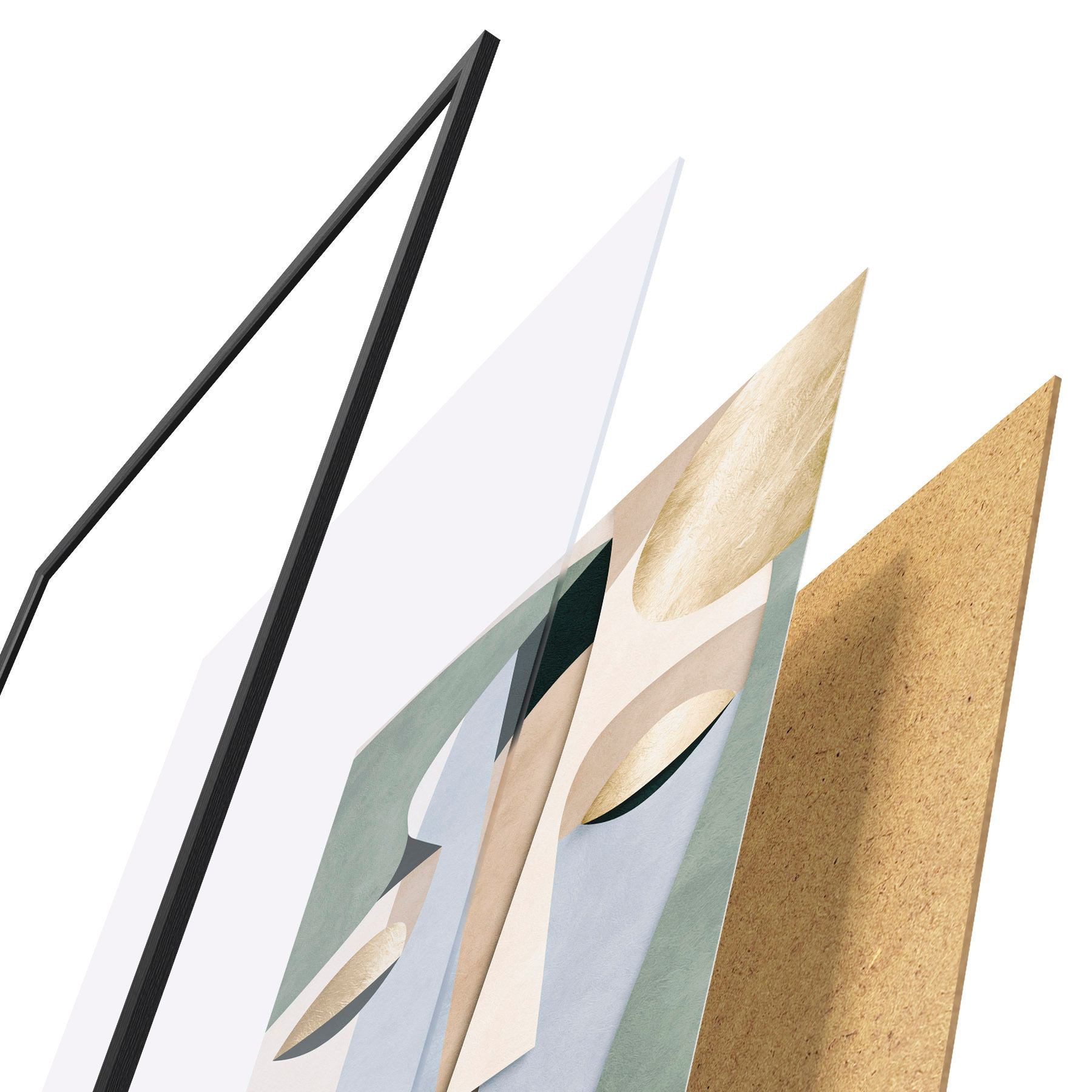 Poster Abstraktní geometrické tvary f51178