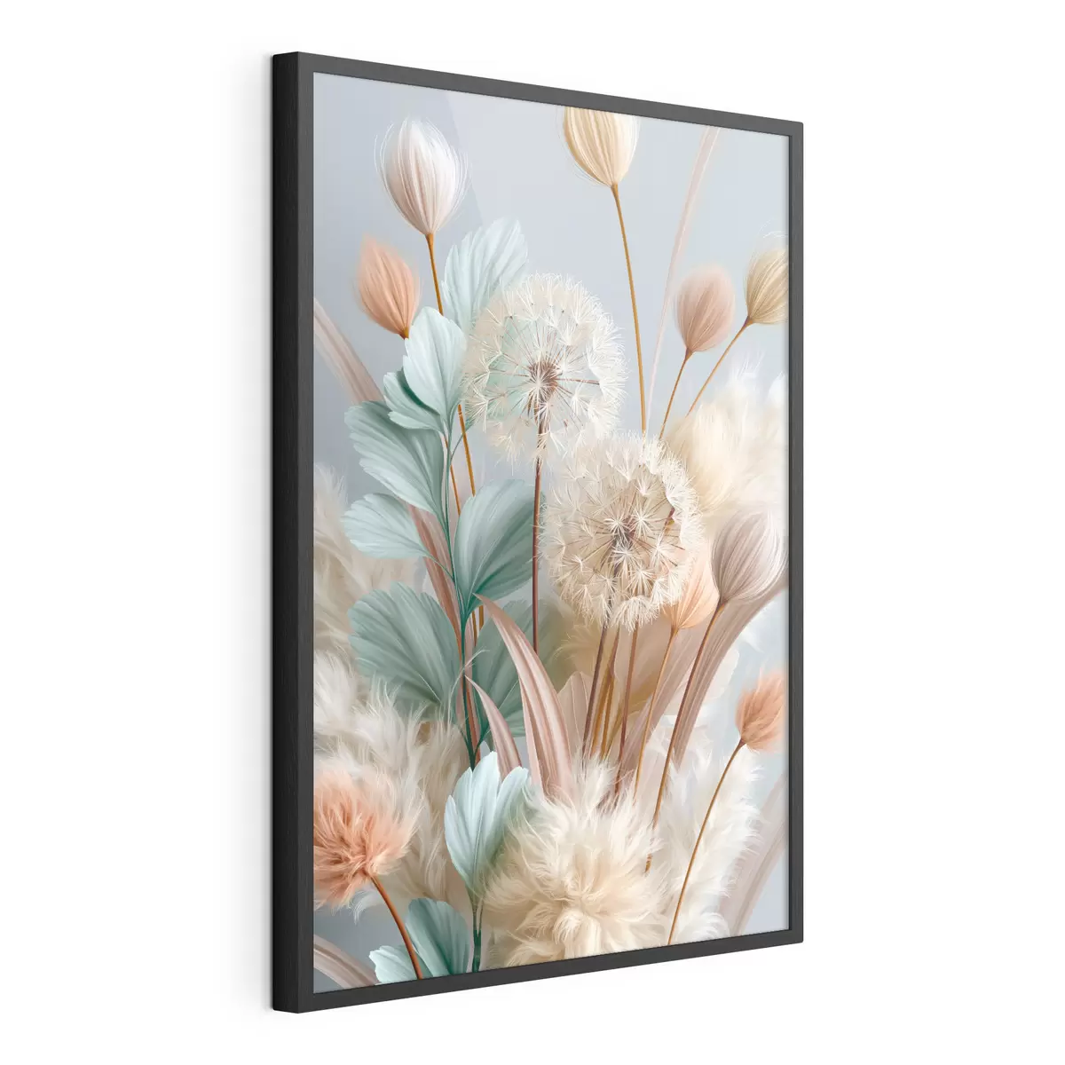Poster Křehké pampelišky a luční květiny f51182
