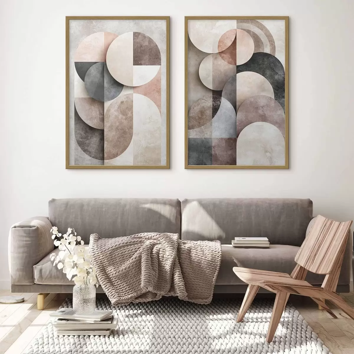 Poster Abstraktní kruhy d31118