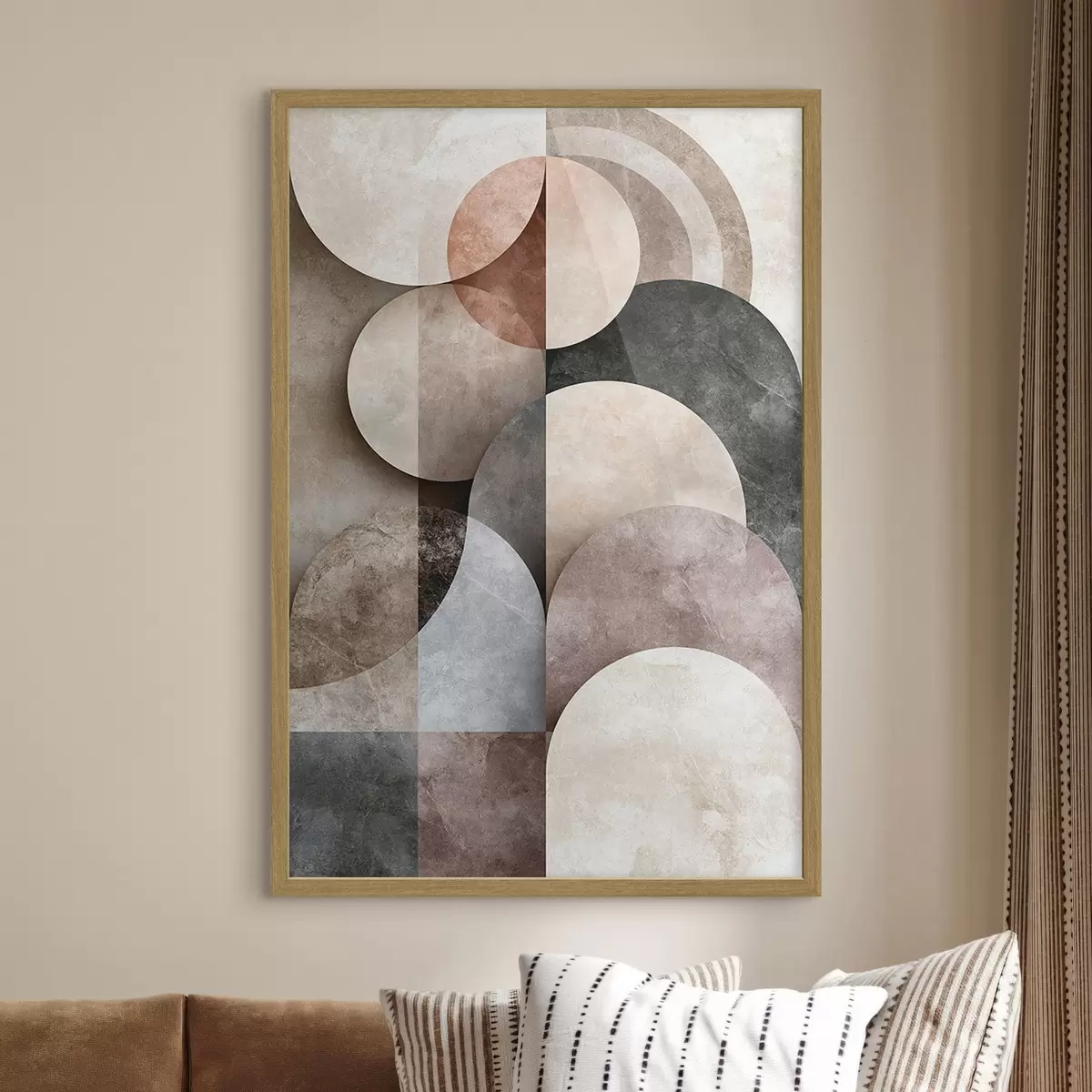 Poster Překrývající se kruhy f51184