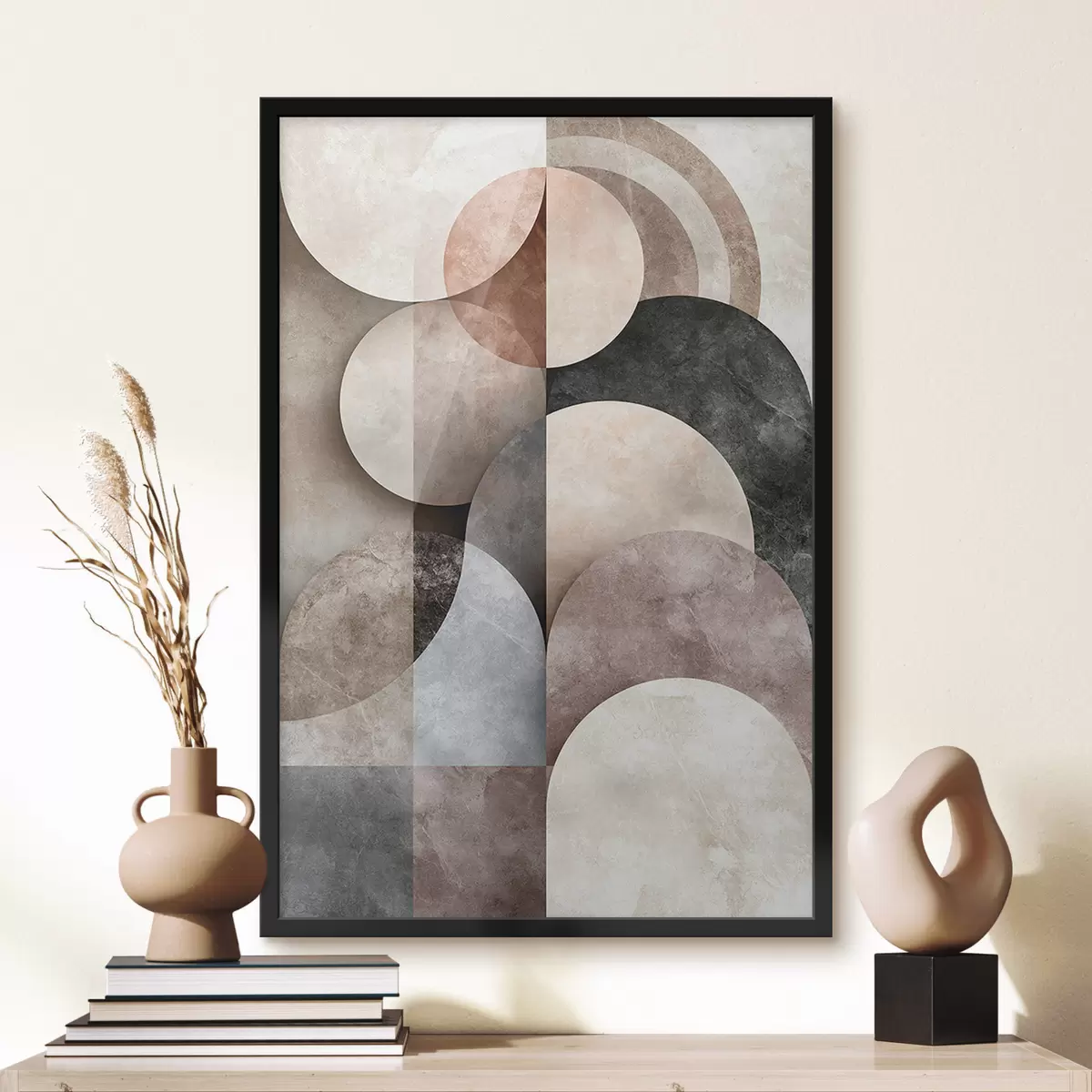 Poster Překrývající se kruhy f51184