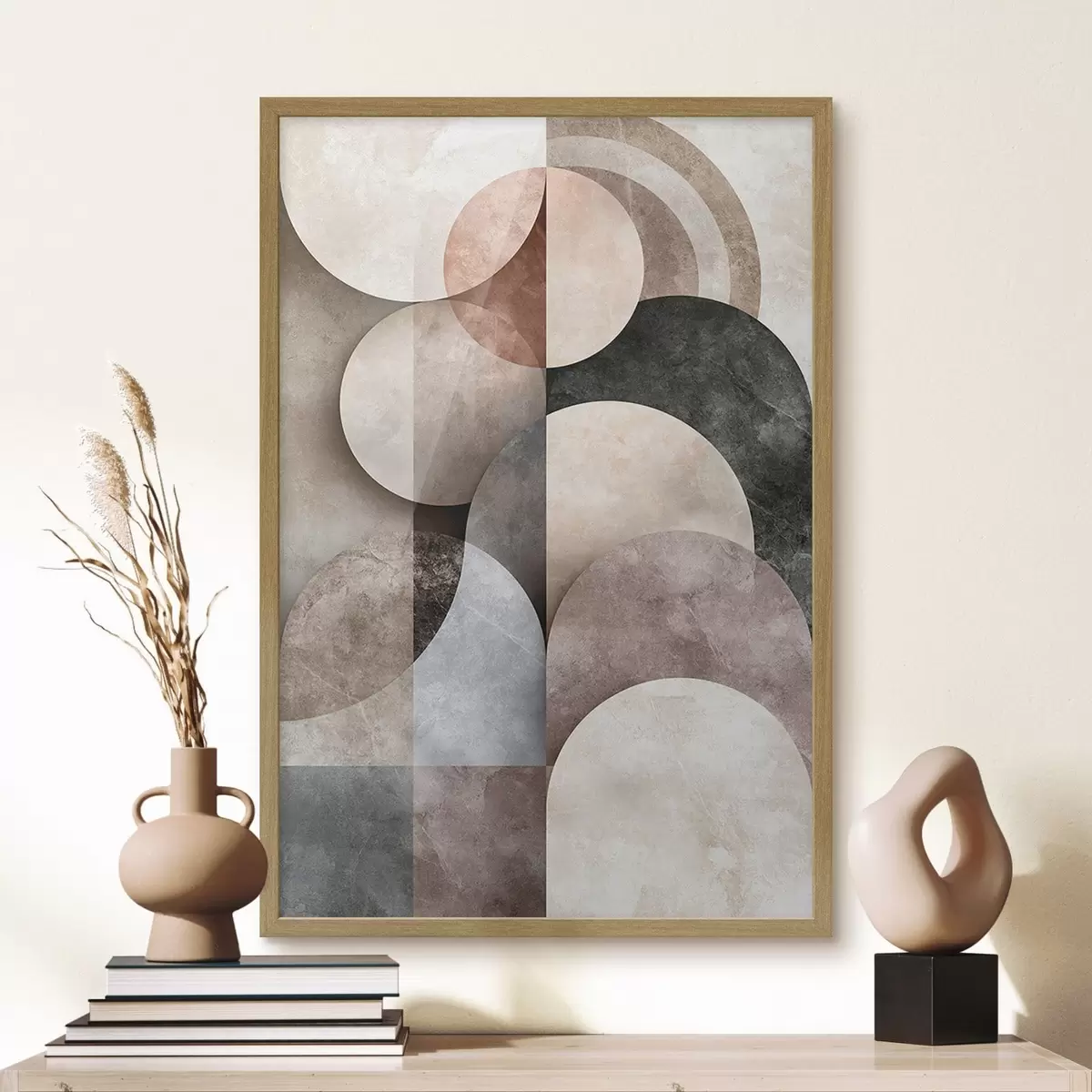Poster Překrývající se kruhy f51184
