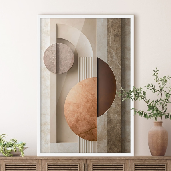 Plakát Moderní abstraktní geometrie, Jedinečné plakáty, f51282wh : Uwalls