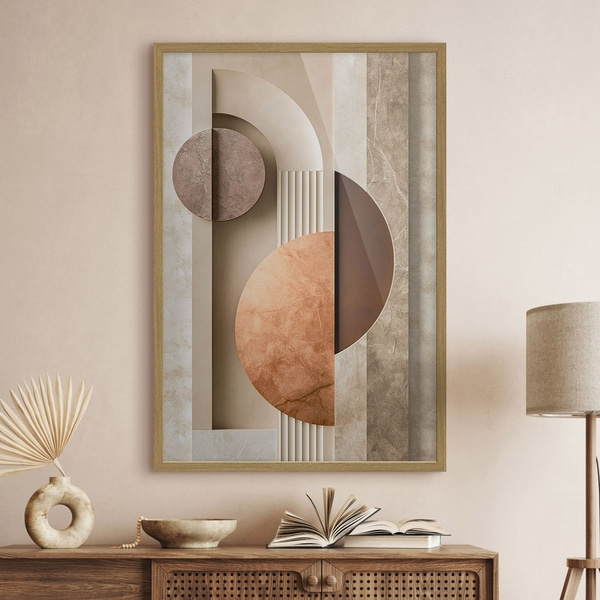 Plakát Moderní abstraktní geometrie, Jedinečné plakáty, f51282wo : Uwalls