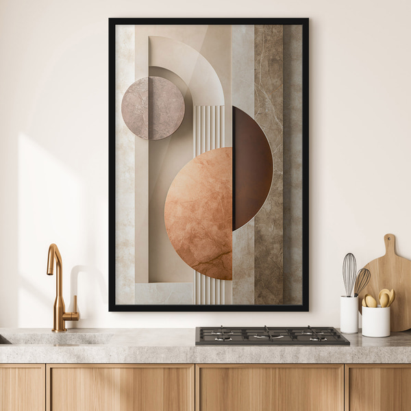 Plakát Moderní abstraktní geometrie, Jedinečné plakáty, f51282bk : Uwalls