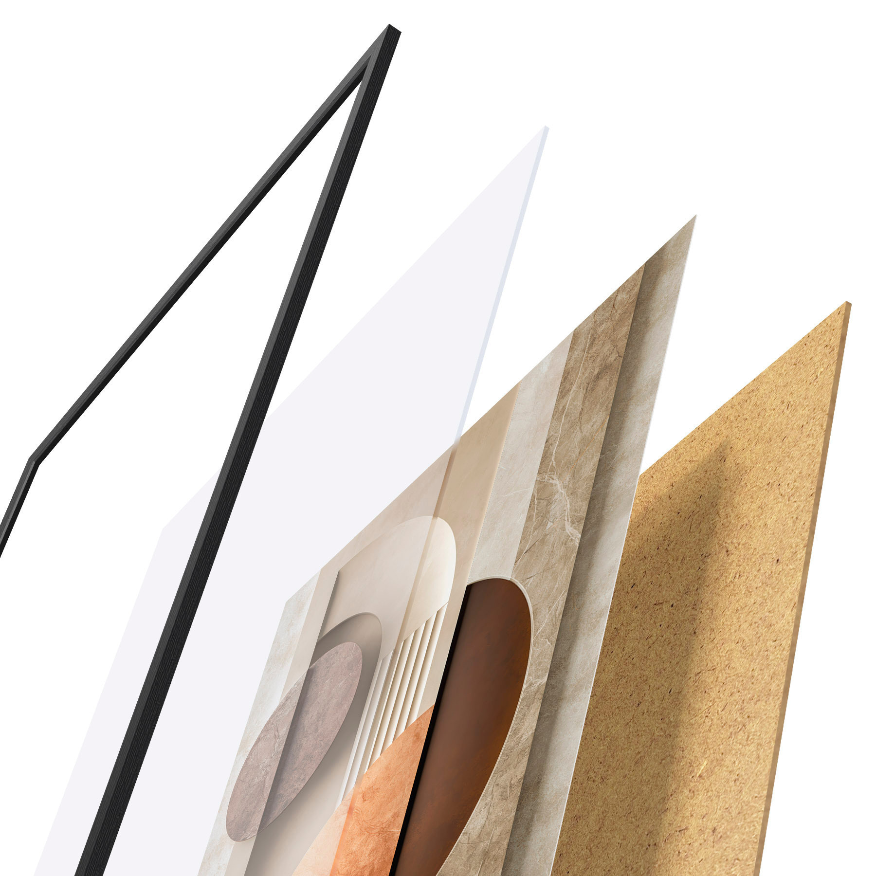 Poster Moderní abstraktní geometrie f51282
