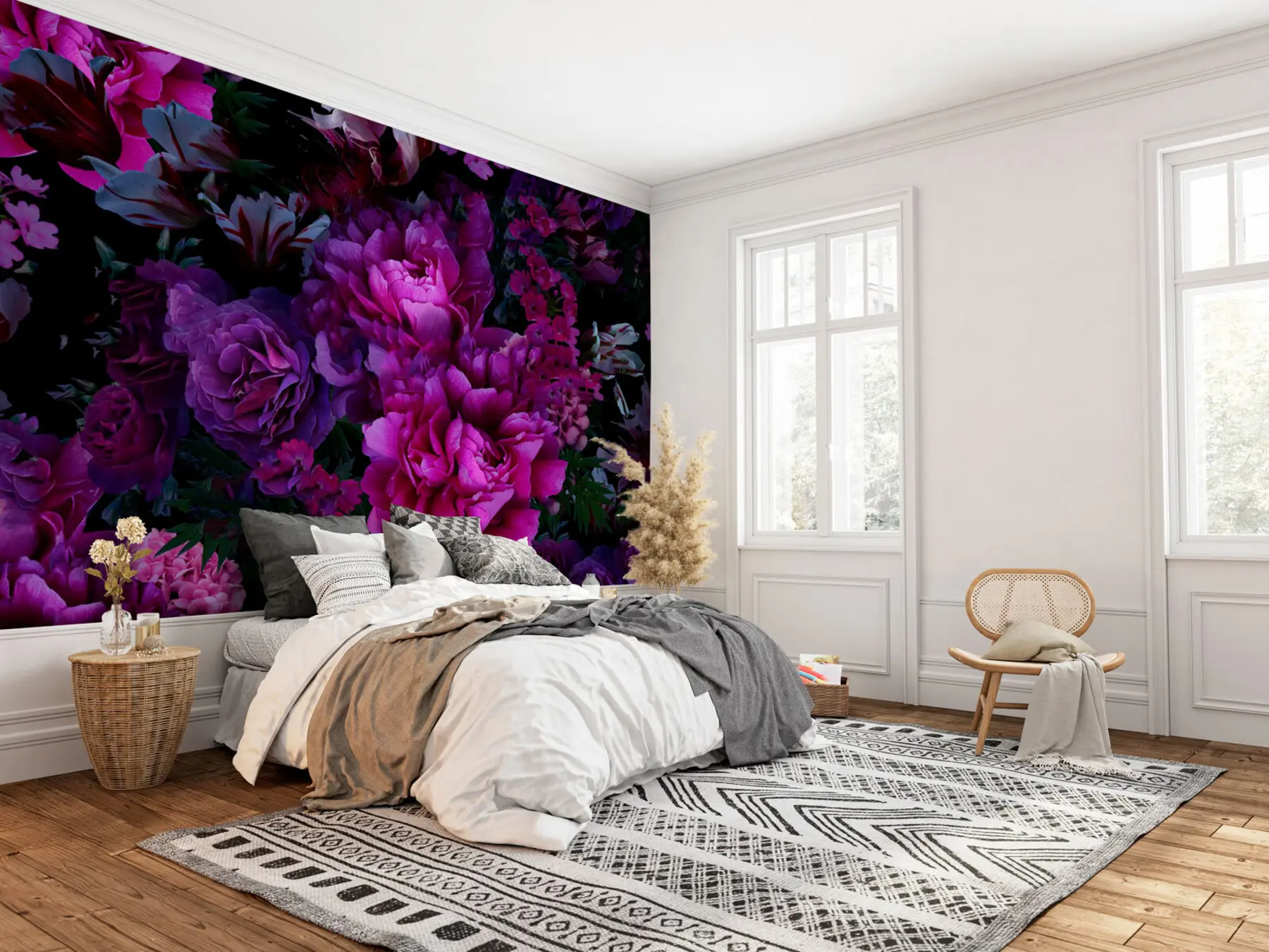 Fototapet Světlé květy u72236