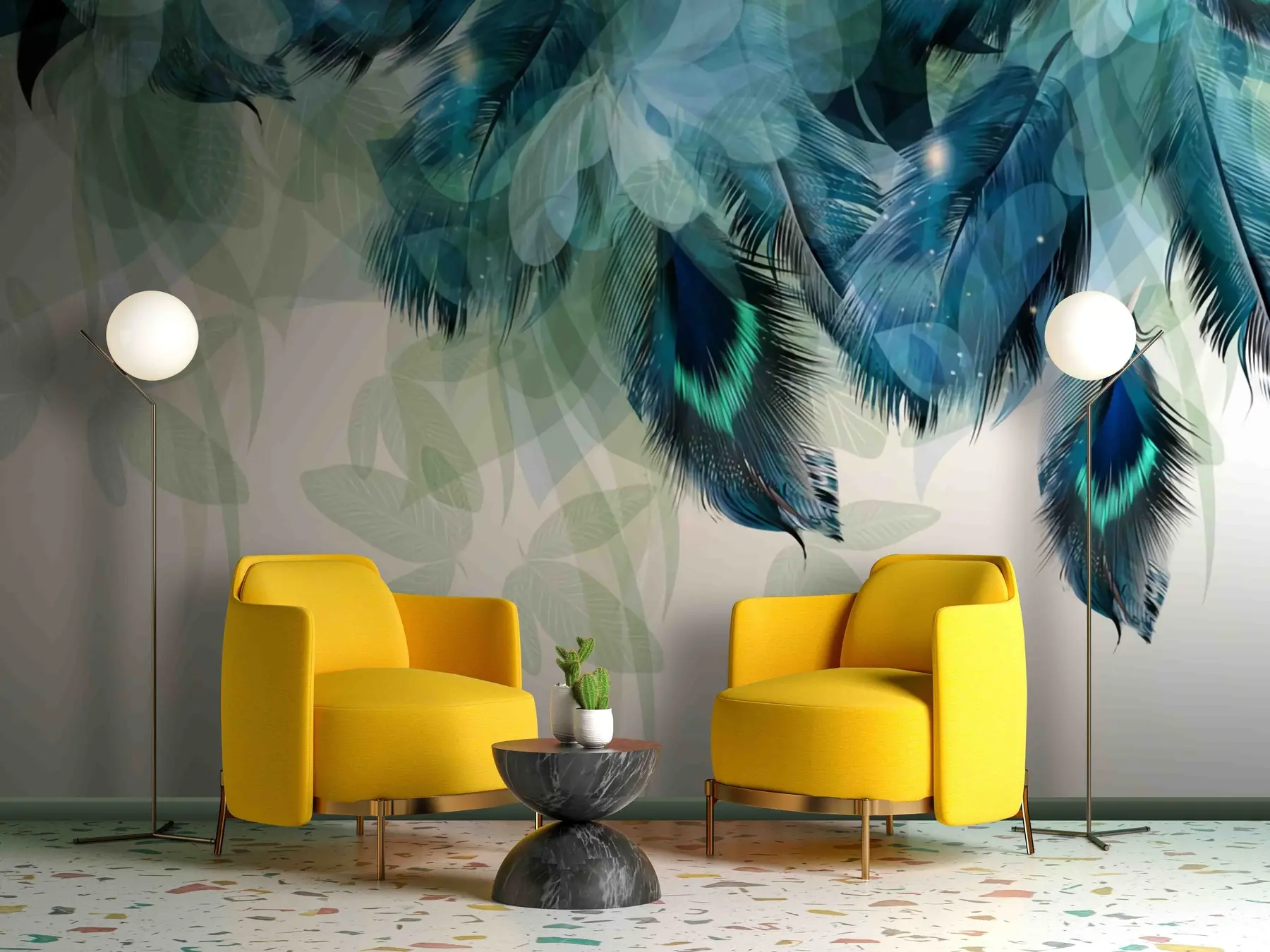 Fototapet Featers na obloze u72316