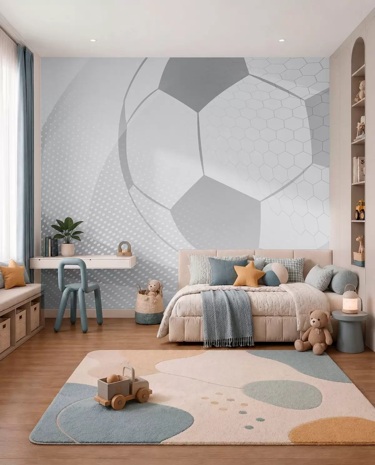 Fototapet Lehký fotbal u72781