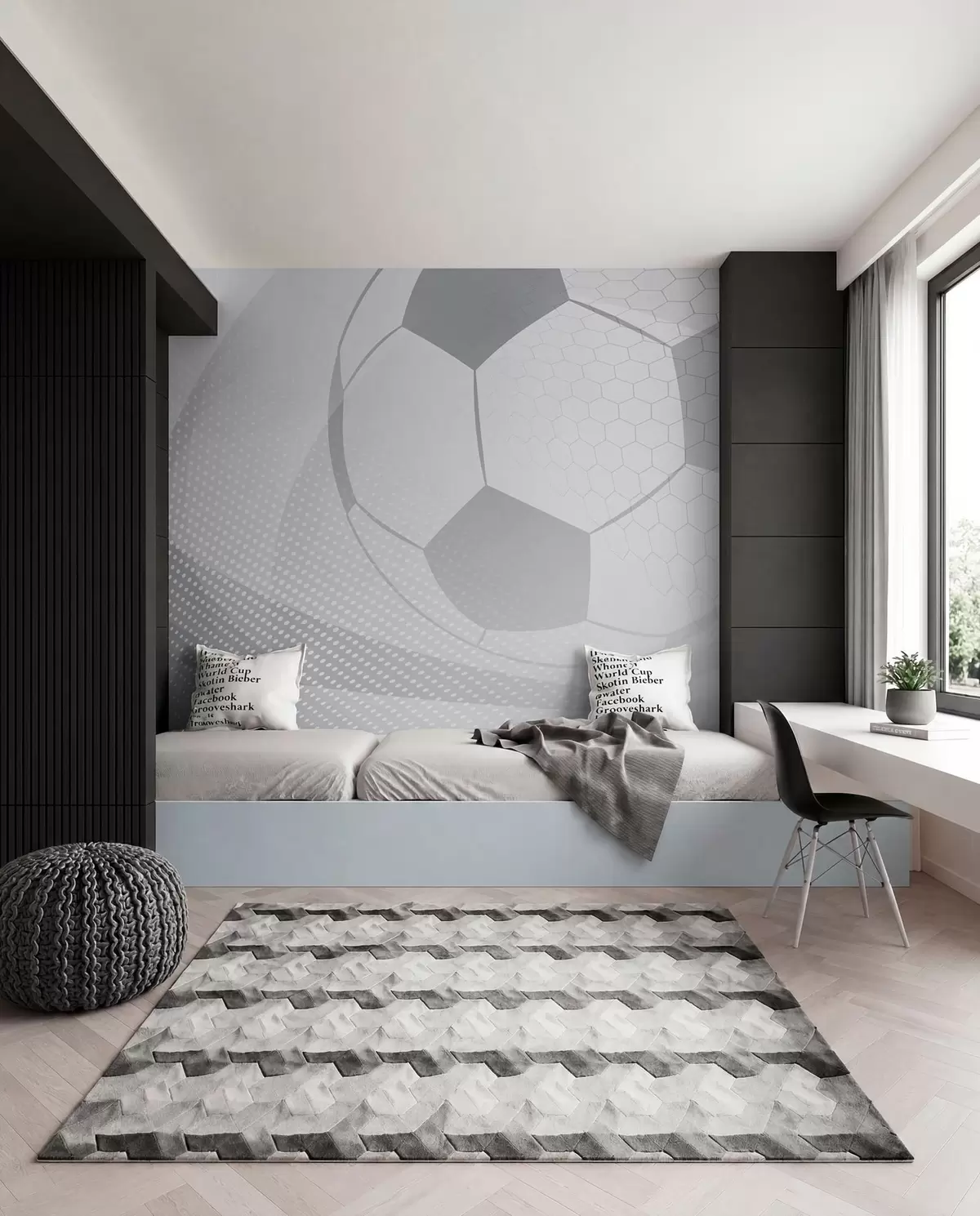 Fototapet Lehký fotbal u72781