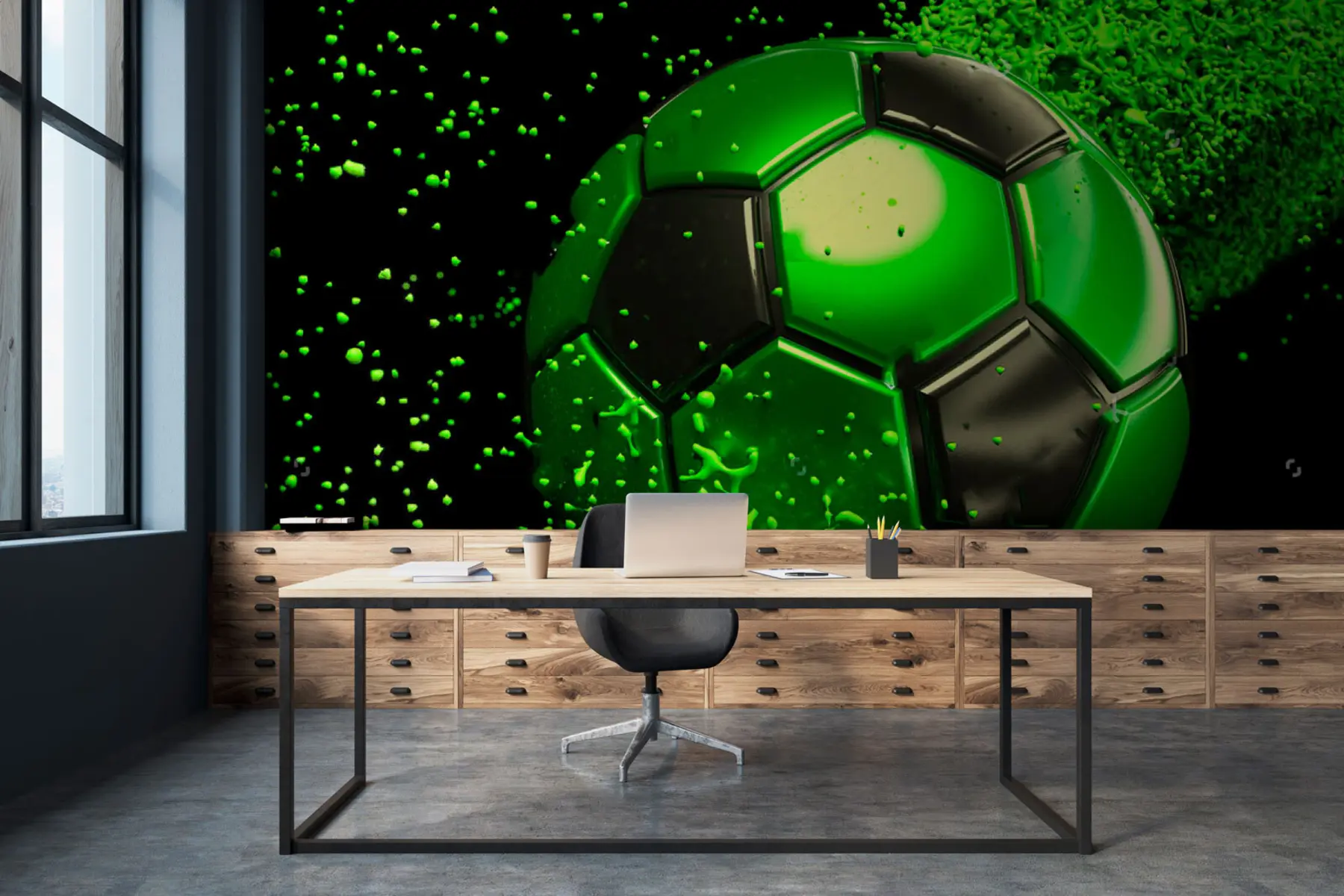 Fototapet Fotbal je světový sport u72789