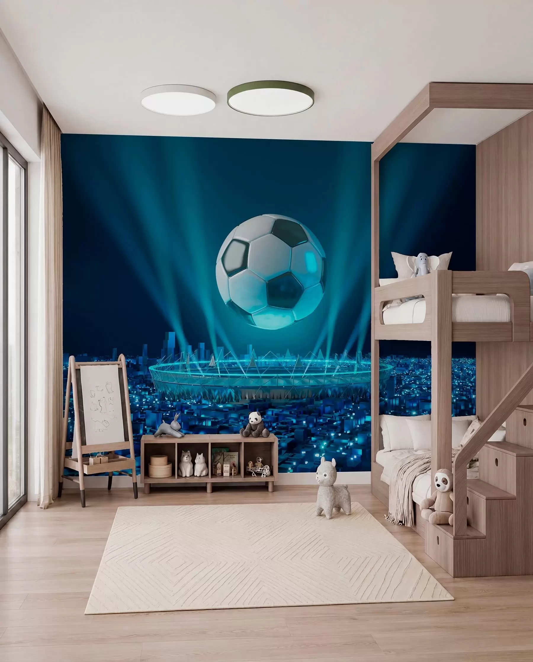 Fototapet Stadion v modrém světle u72793