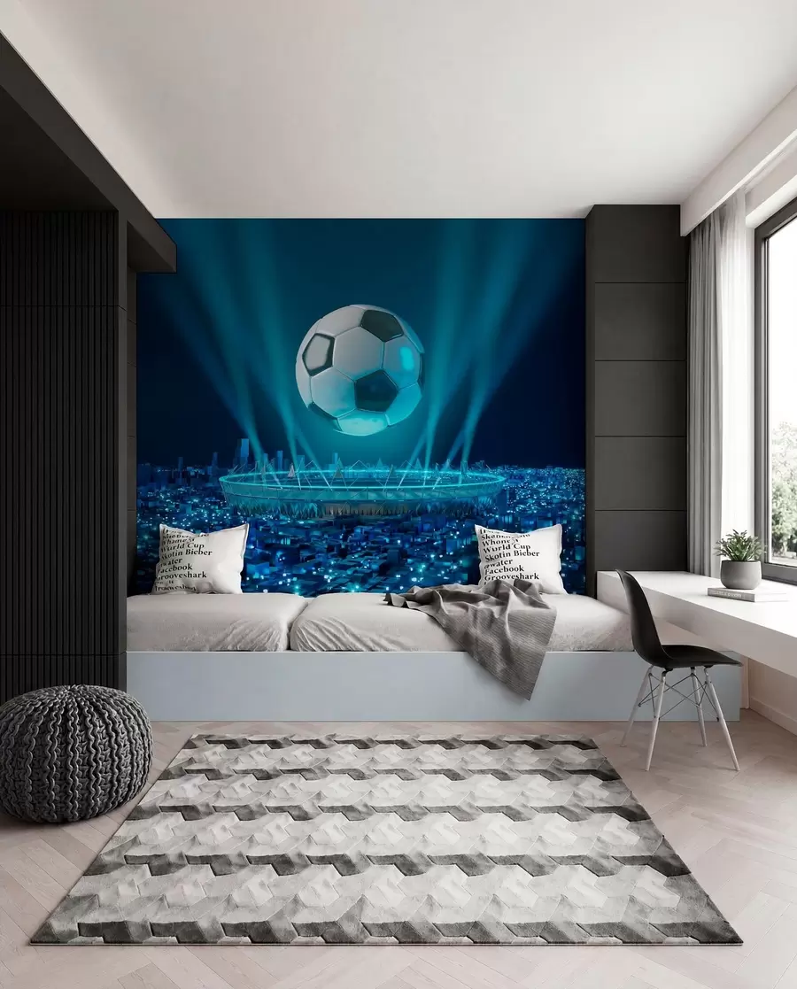 Fototapet Stadion v modrém světle u72793
