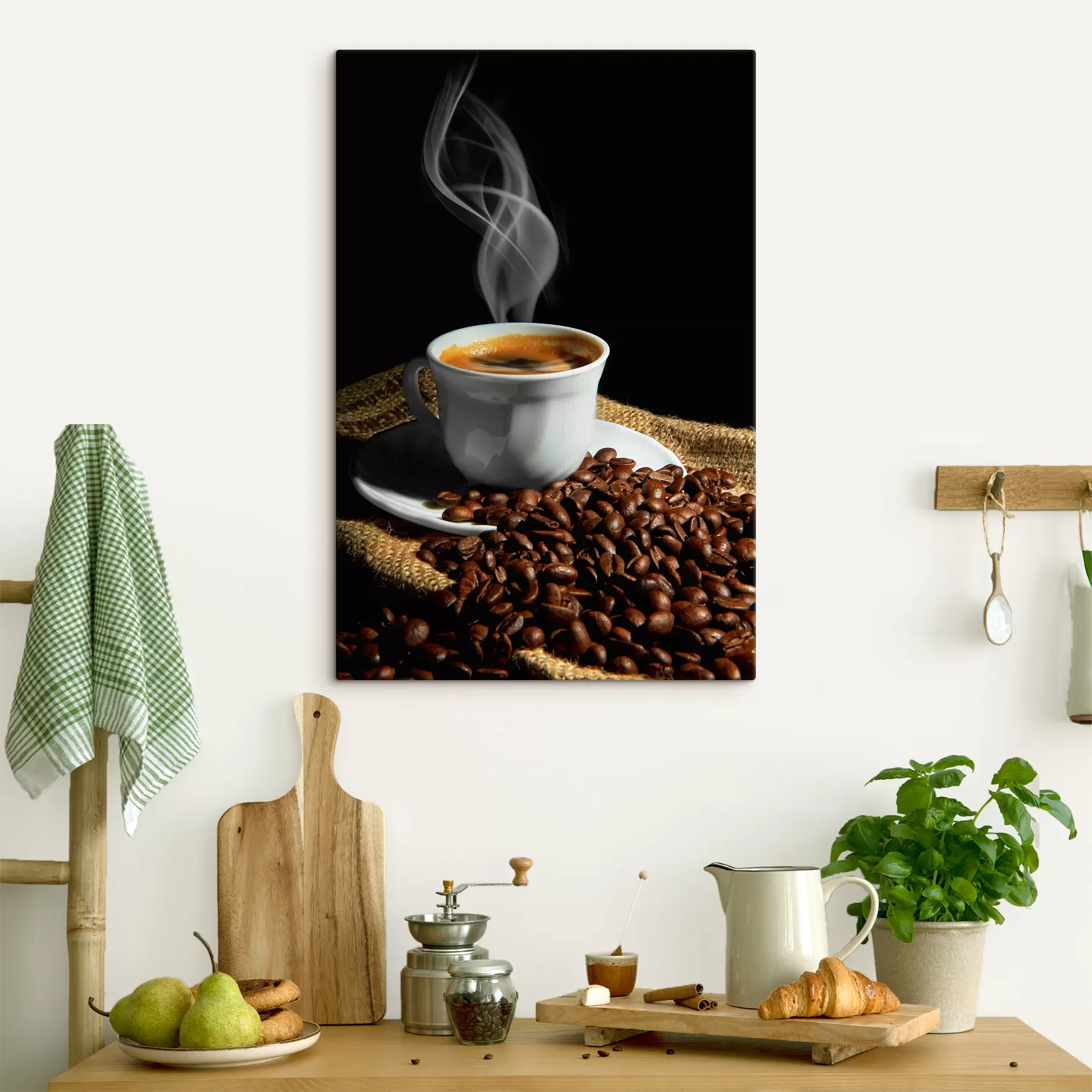 Obraz Potraviny, jednopůvodní káva a nádobí Č. s07770