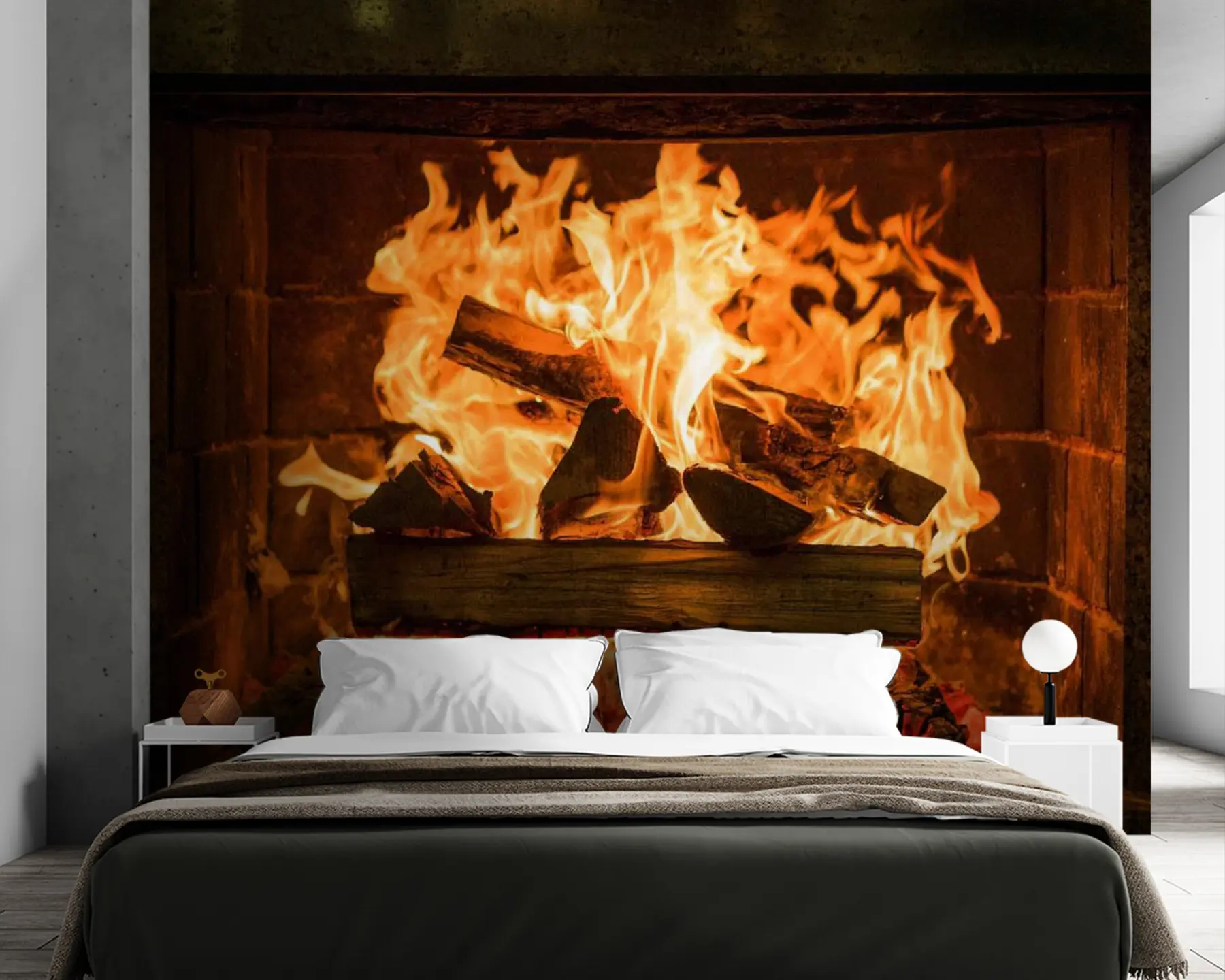 Fototapet Žulové ohniště u56175