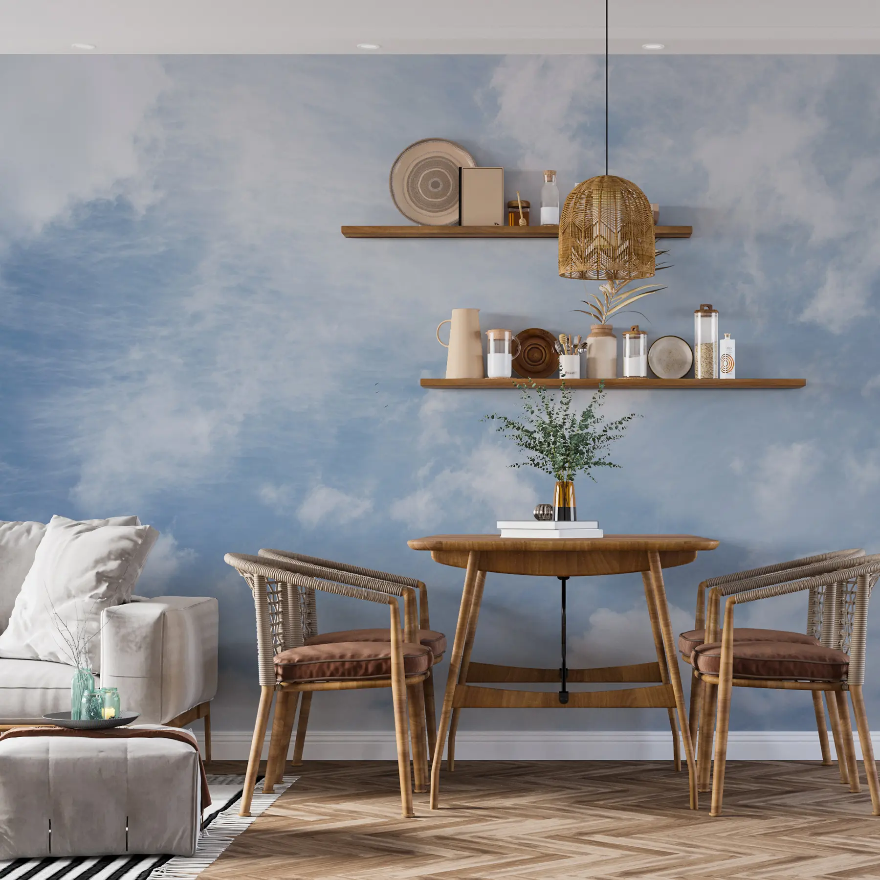 Fototapet Mraky, modrá obloha u21064